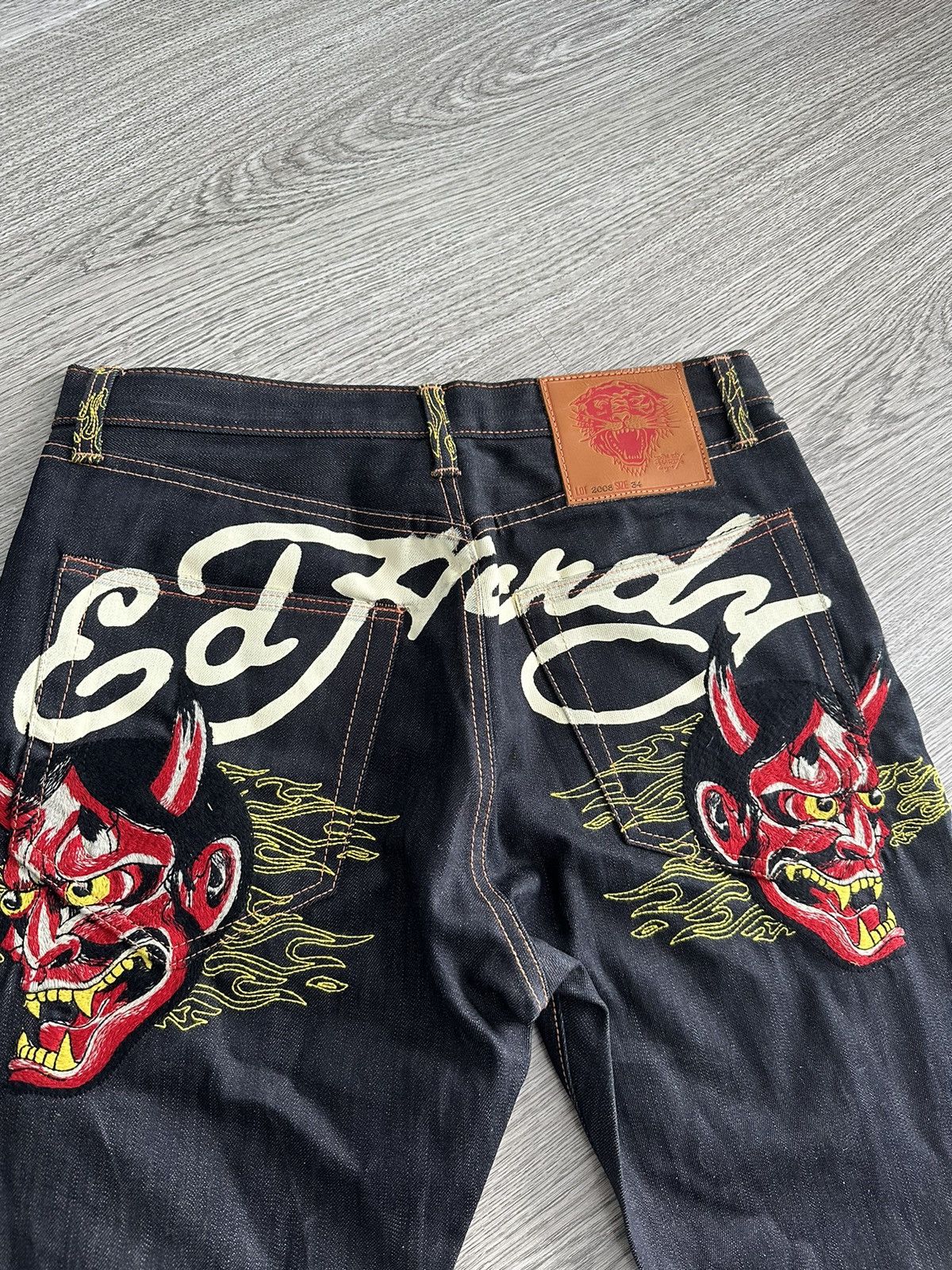 Vintage Crazy Vintage Y2K Ed Hardy Baggy Jeans Skull Essential Rare ...