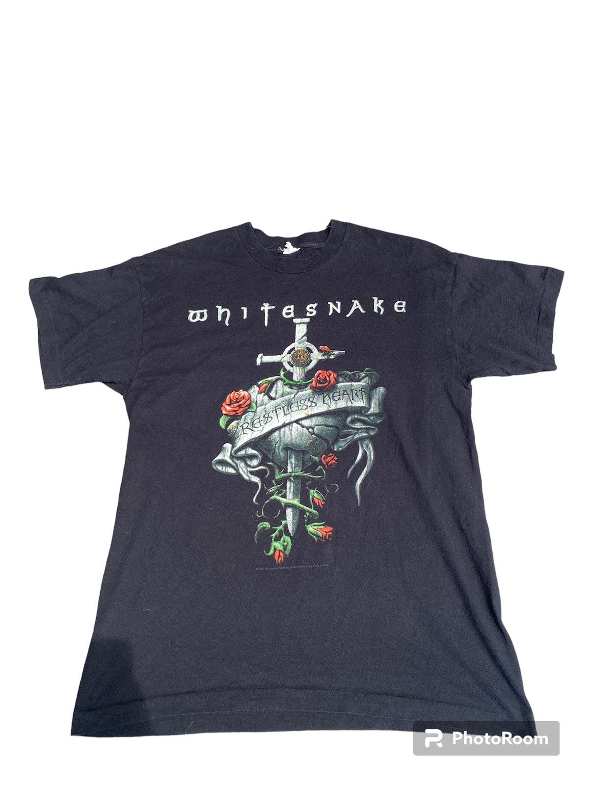 Band Tees × Vintage VINTAGE WHITE SNAKE TOUR 1997 Size US XL / EU 56 / 4 - 3 Thumbnail