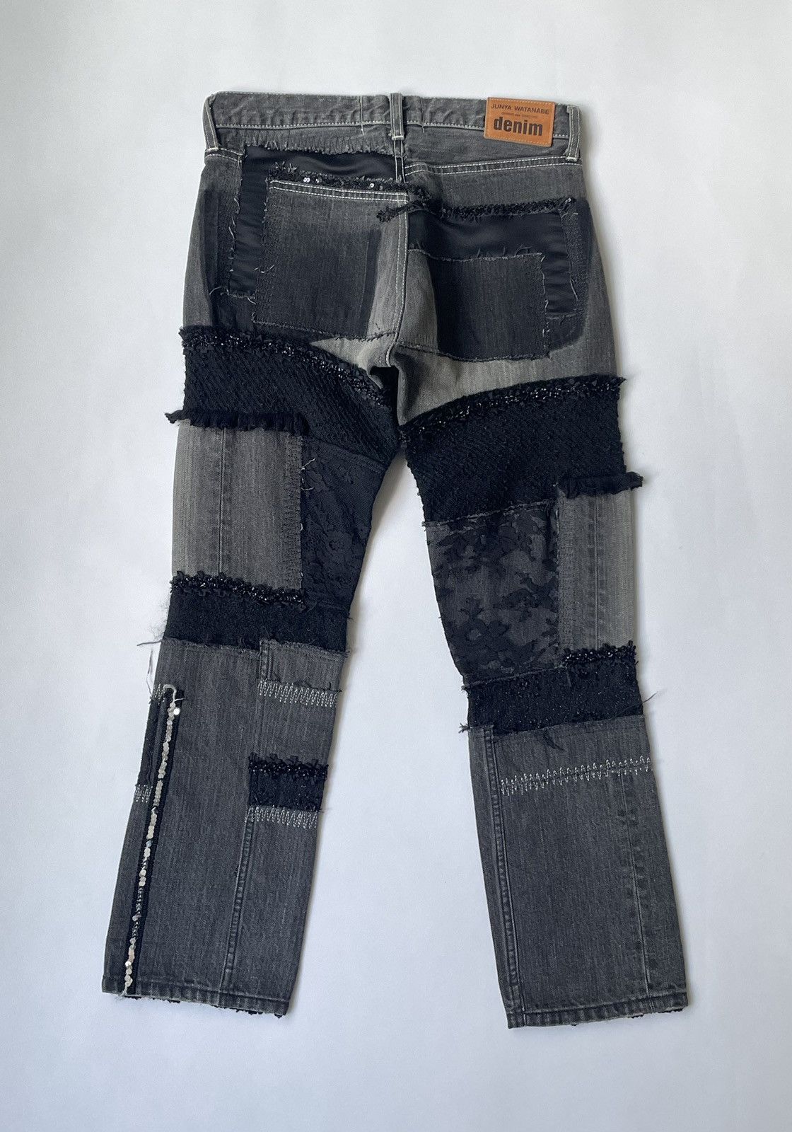 Comme des Garcons A/W 14 Distressed Patchwork Jeans Size 28" / US 6 / IT 42 - 11 Thumbnail