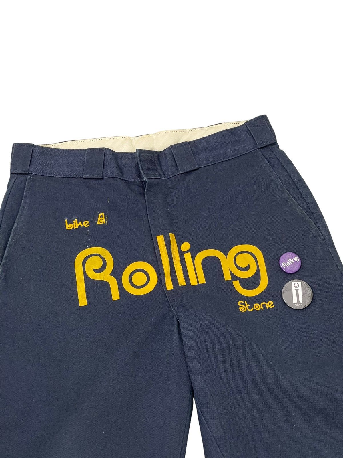 Sonic Lab Sonic Lab x Dickies Rolling Stone Paint Baggy 5🟦8 Size US 32 / EU 48 - 8 Thumbnail