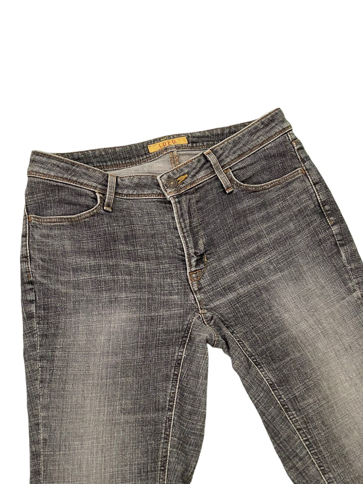 Japanese Brand Flare Jeans Ideo Japan Distress Stretch Boot Cut 6🟦1 Size US 31 - 8 Thumbnail
