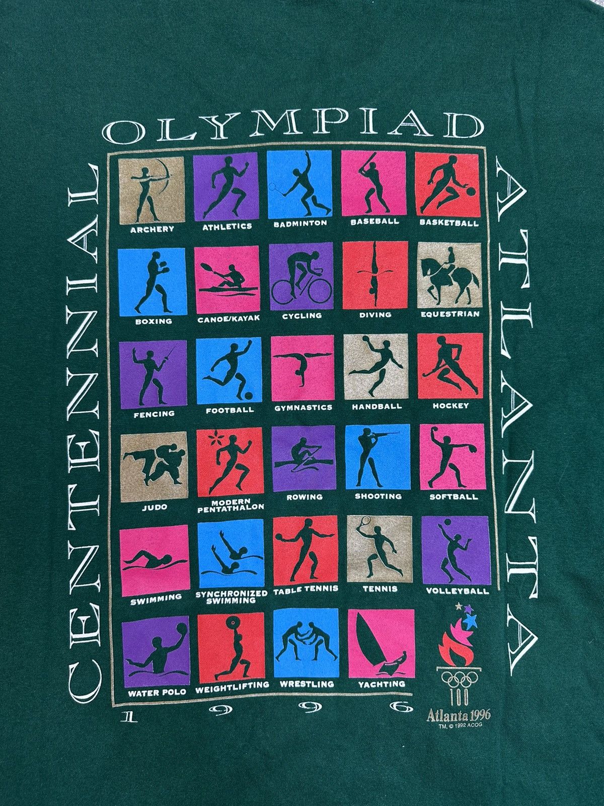 USA Olympics 1992 Hanes Games Olympiad Atlanta 1996 Vintage Made in USA Size US XL / EU 56 / 4 - 2 Thumbnail