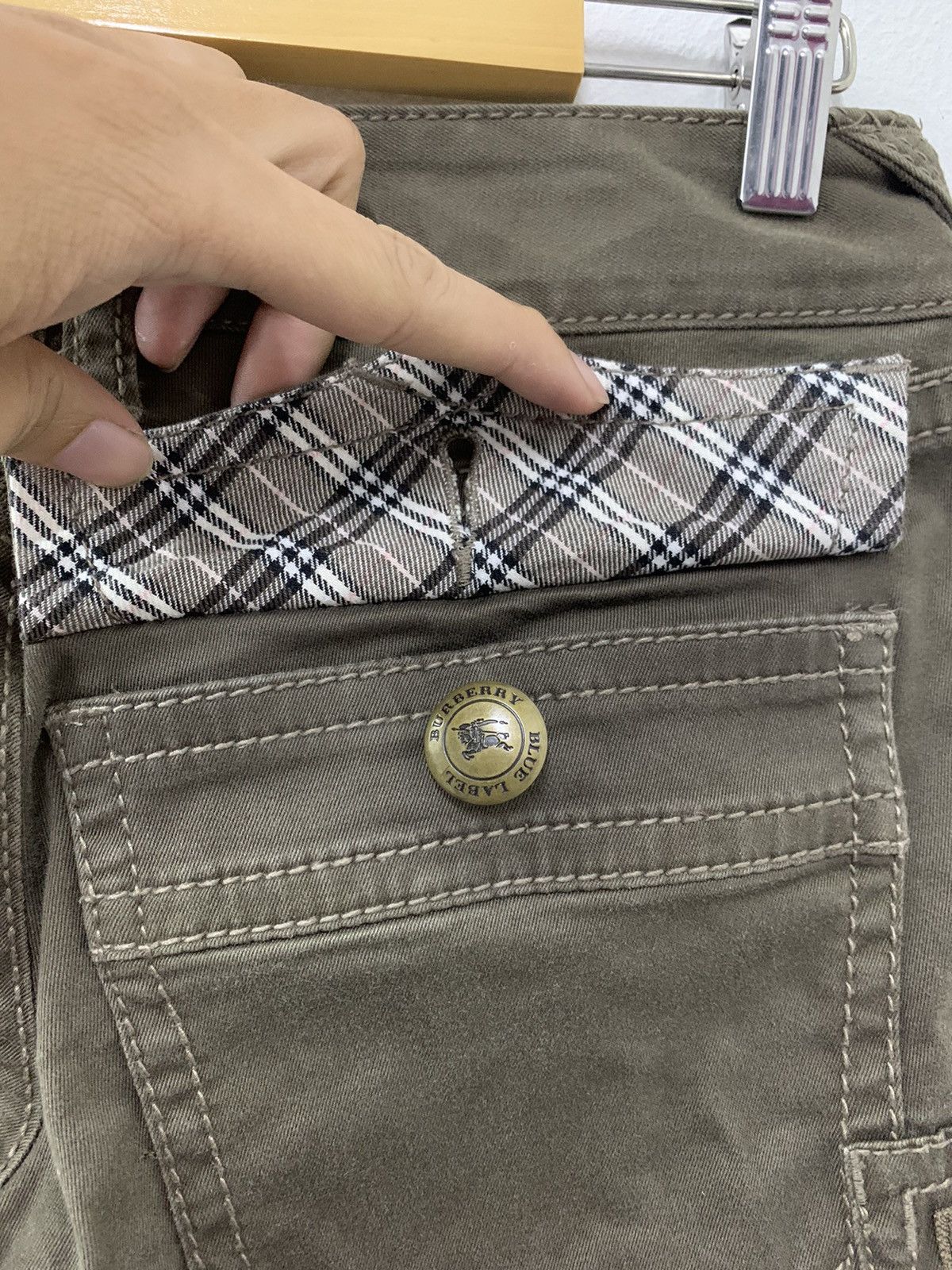 Burberry Burberry Multi Pocket Cargo Pants Skinny Flare Blue Label Size 27" / US 4 / IT 40 - 9 Thumbnail