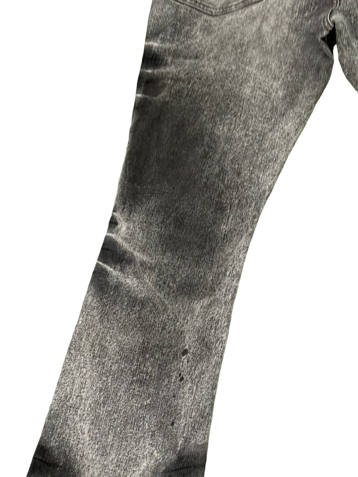 Japanese Brand Flare Jeans Skinny Schlussel Acid Wash Stretch Boot Cut 6🟦1 Size US 29 - 17 Thumbnail