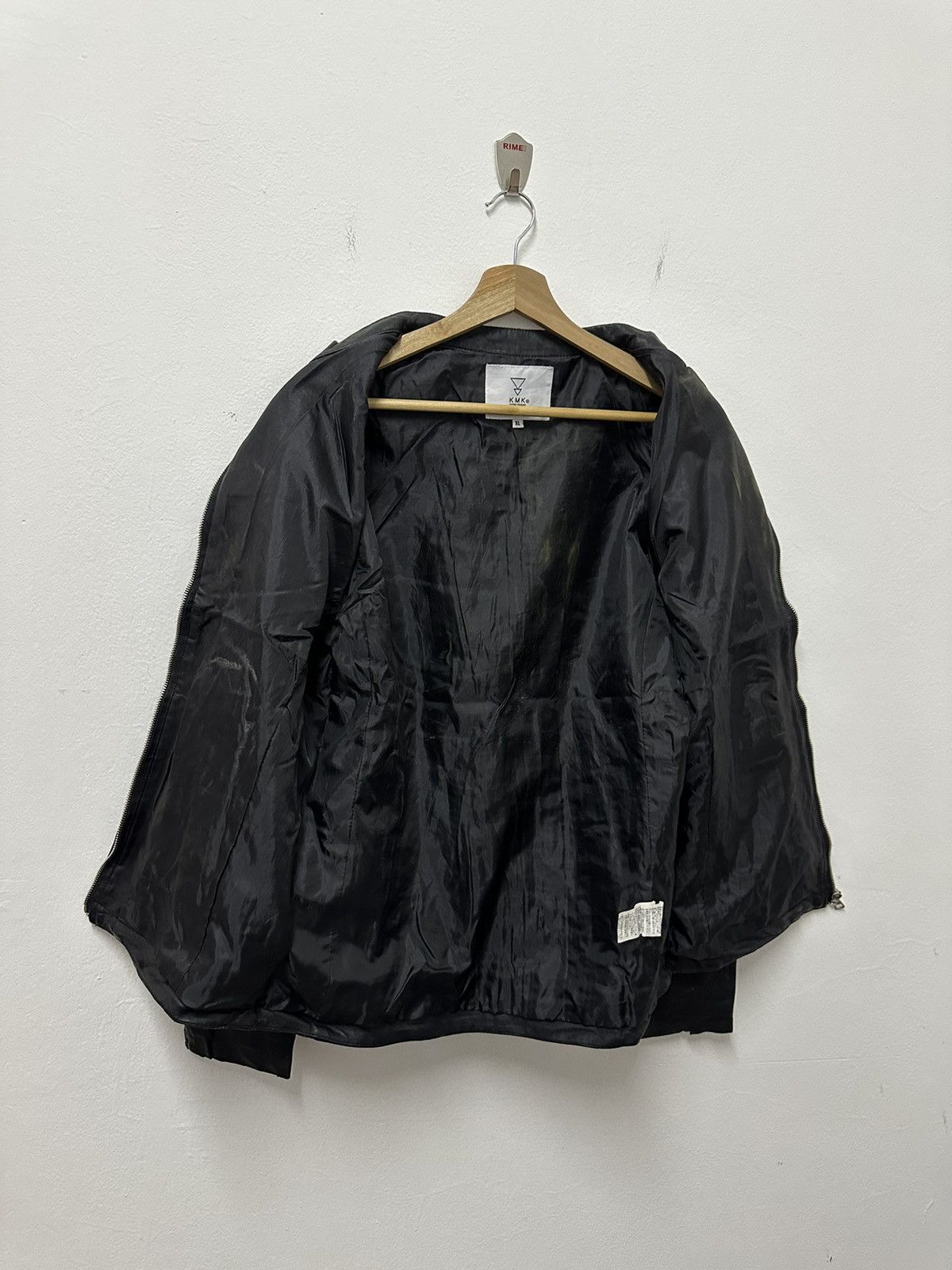 Japanese Brand × Vintage Vintage KMK Japan Brand Pu Leather Racing Jacket Size US S / EU 44-46 / 1 - 8 Thumbnail