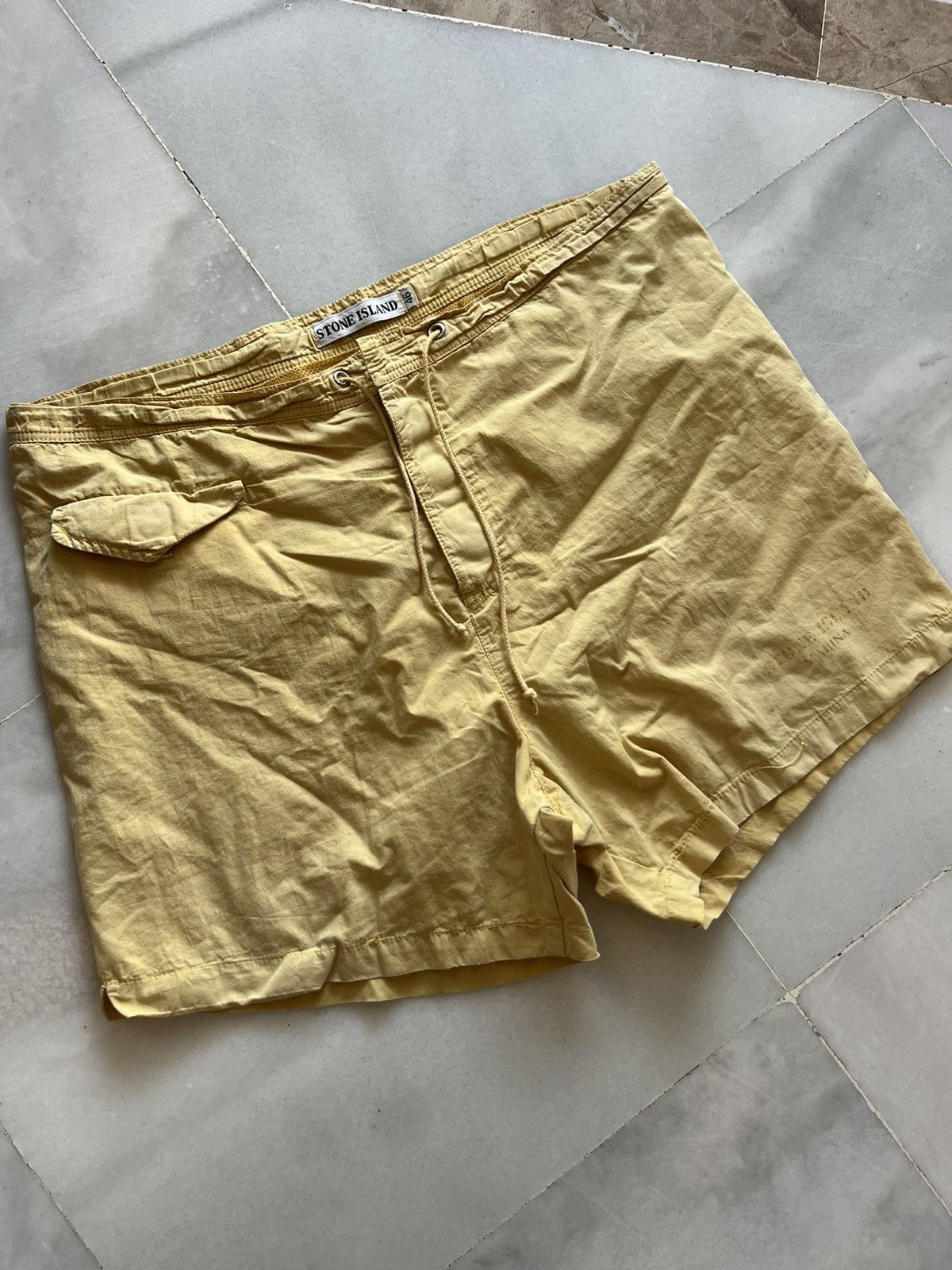 Stone Island Stone island marina vintage rare swim shorts Size US 33 - 2 Thumbnail
