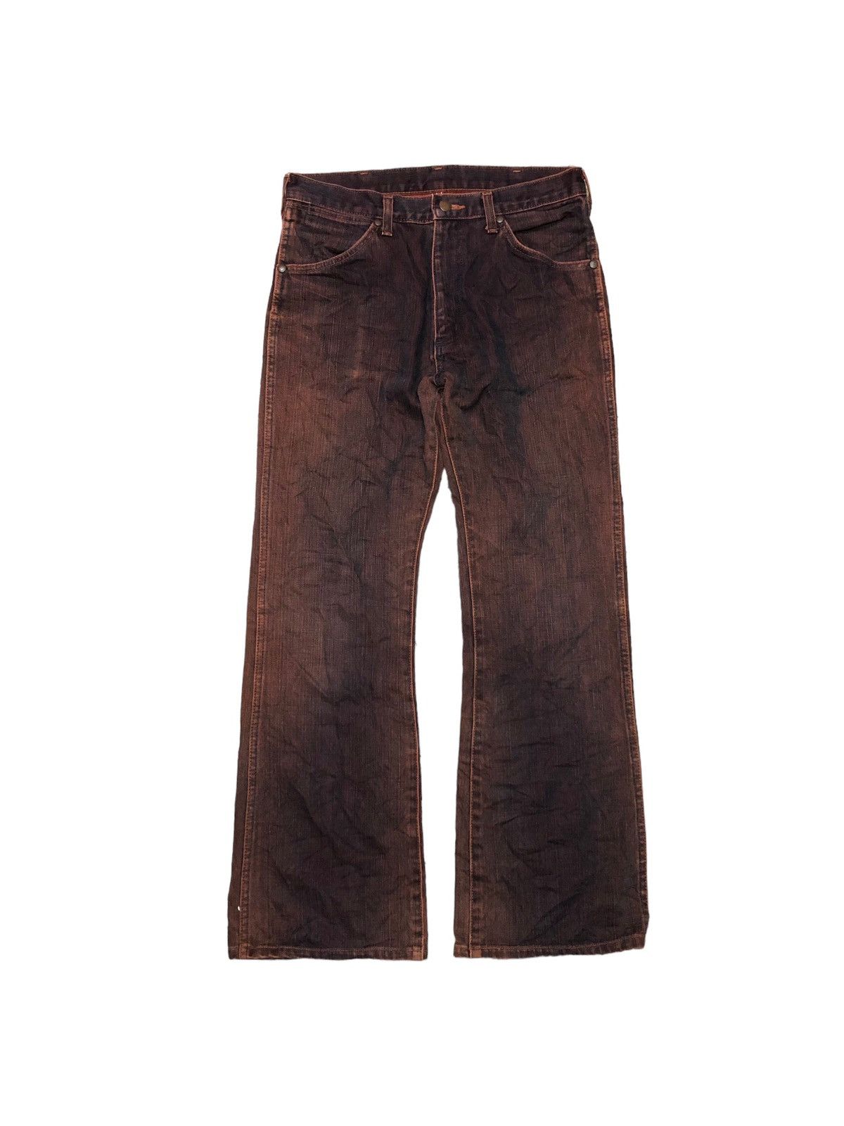 Wrangler FLARED⚡️⚡️RUSTY BLUE VINTAGE WRANGLER DENIM Size US 31 - 1 Thumbnail