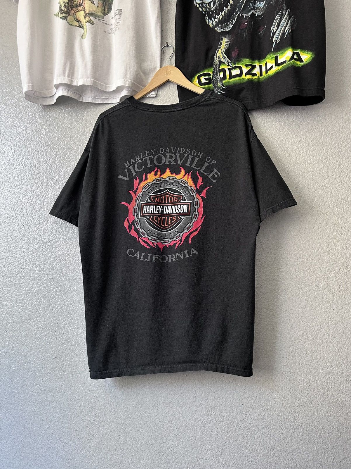 Vintage Vintage Harley Davidson Victorville California Y2K Tee Shirt ...