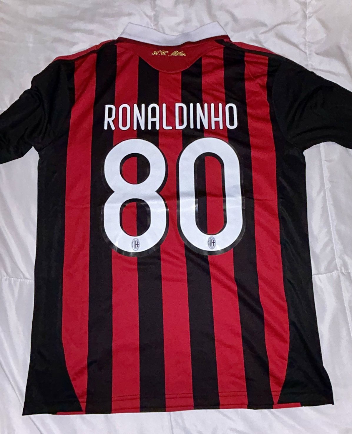 Adidas × Vintage RETRO AC MILAN RONALDINHO LONG SLEEVE | Grailed