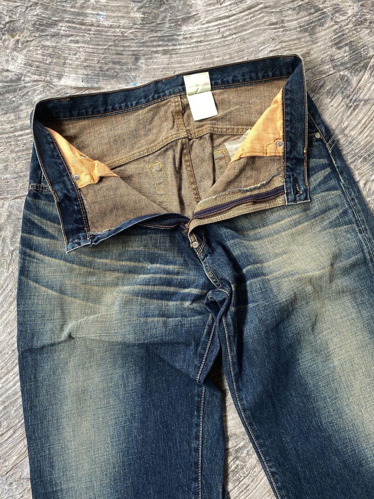 MasterPiece Vintage Masterpiece by Hectic Denim Jeans Size US 33 - 10 Thumbnail