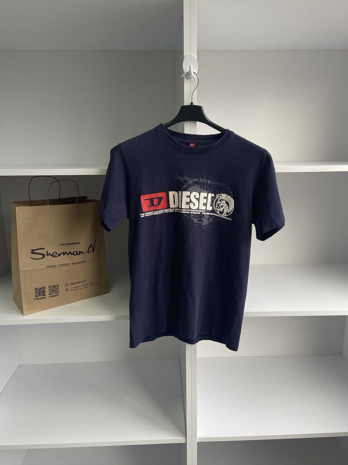 Diesel × Vintage Vintage Diesel T-Shirt Rare Size US M / EU 48-50 / 2 - 1 Thumbnail