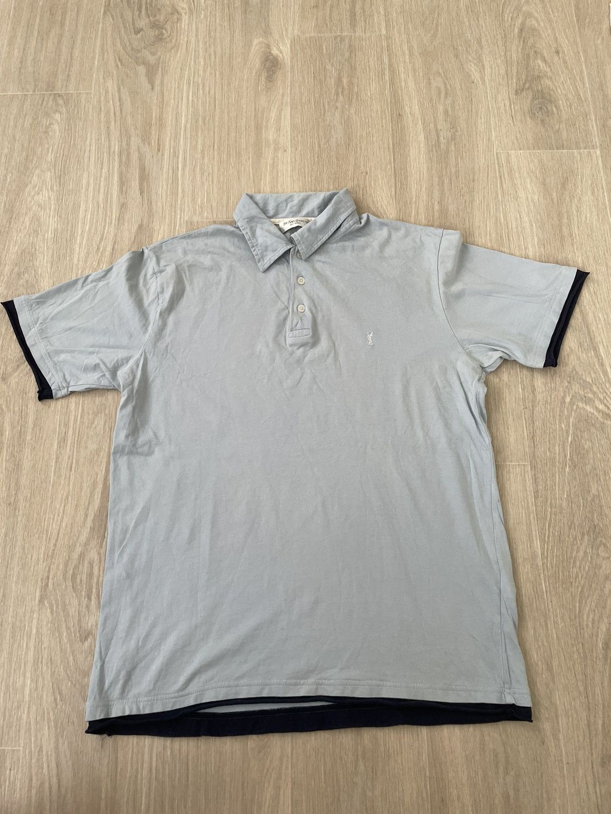 Yves Saint Laurent Vintage YSL polo shirt Size US L / EU 52-54 / 3 - 1 Thumbnail