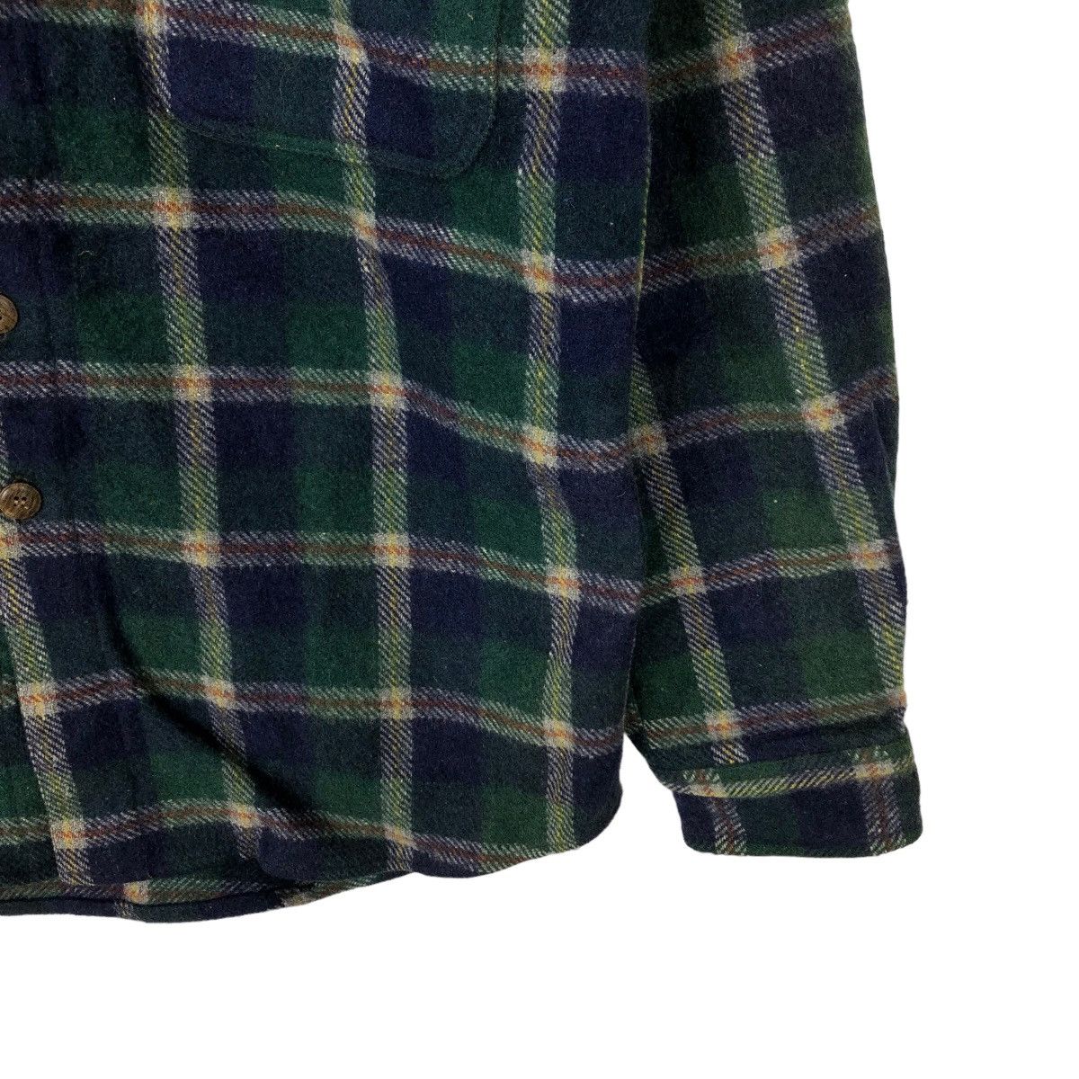 Flannel VINTAGE FLANNEL WOOL JACKET TARTAN DESIGN MILAGOSTA JAPAN Size US L / EU 52-54 / 3 - 4 Thumbnail
