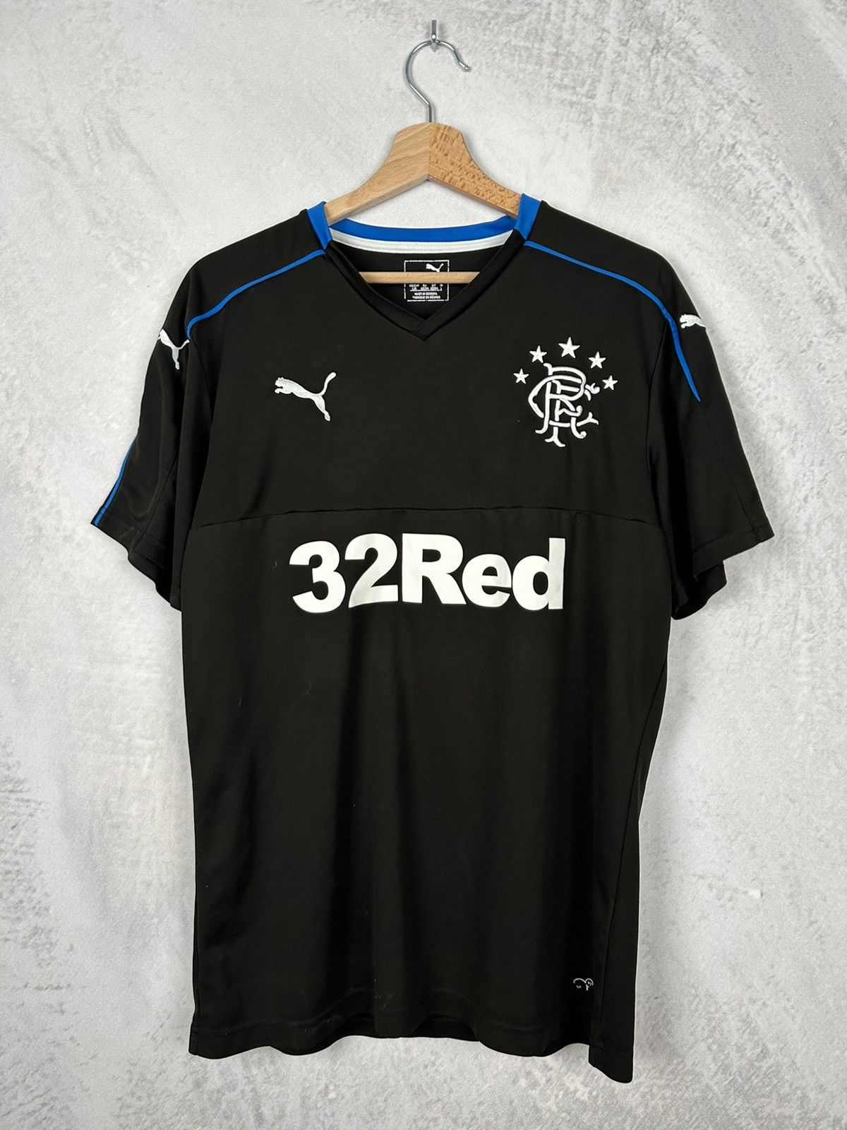 Puma Vintage Glasgow Rangers Puma Soccer Jersey Football Retro Size US L / EU 52-54 / 3 - 1 Thumbnail