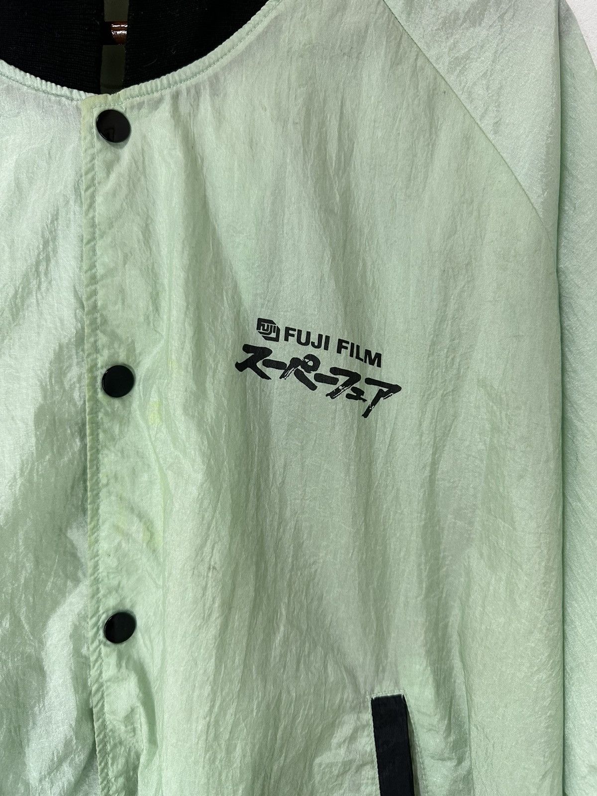 Fujifilm Vintage 90’s Fujiflim Bomber Style Jacket Design Rare piece Size US L / EU 52-54 / 3 - 3 Thumbnail