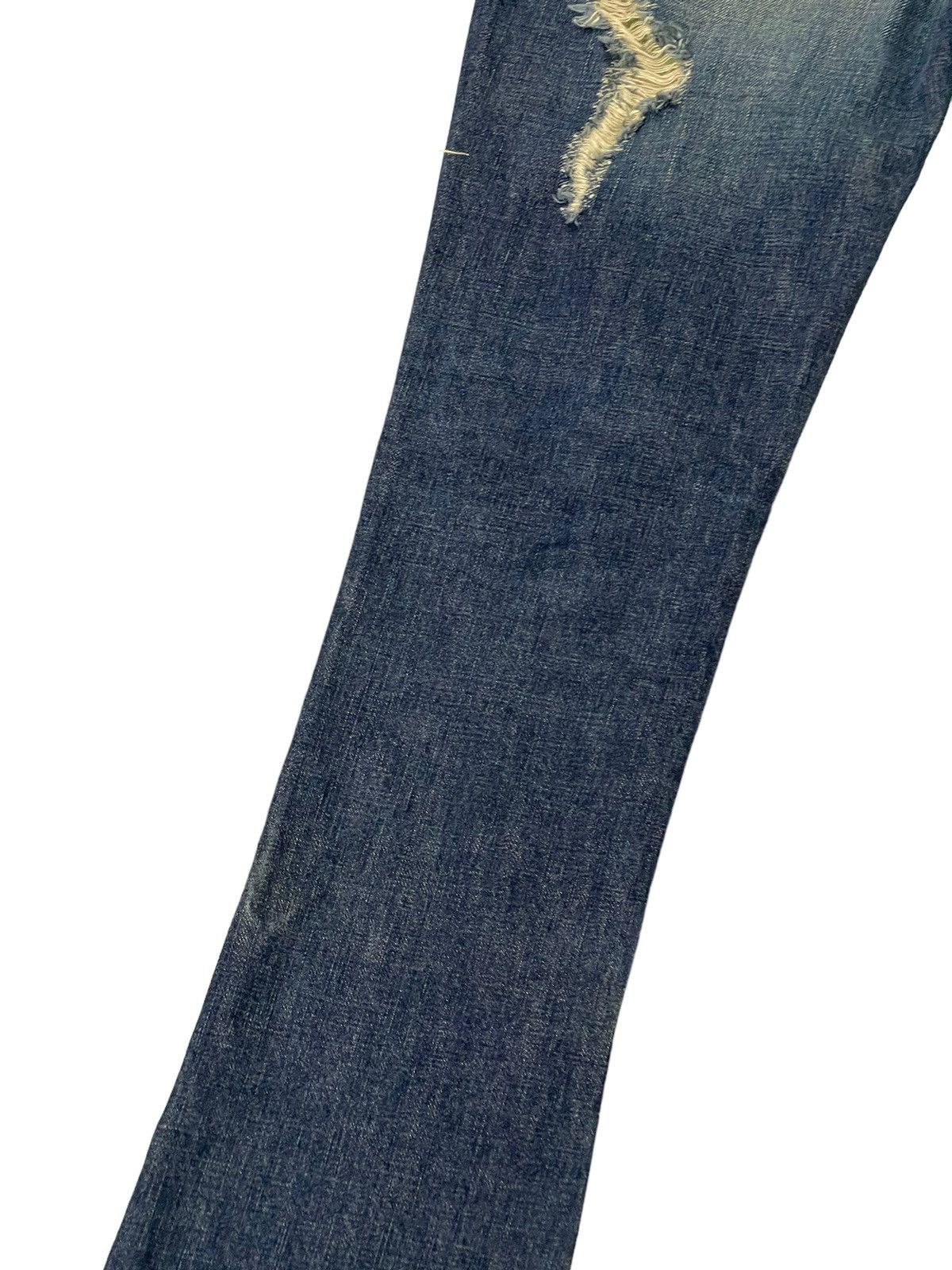Flare Jeans Slim Platinum Japan Distress Low Rise 6🟦1