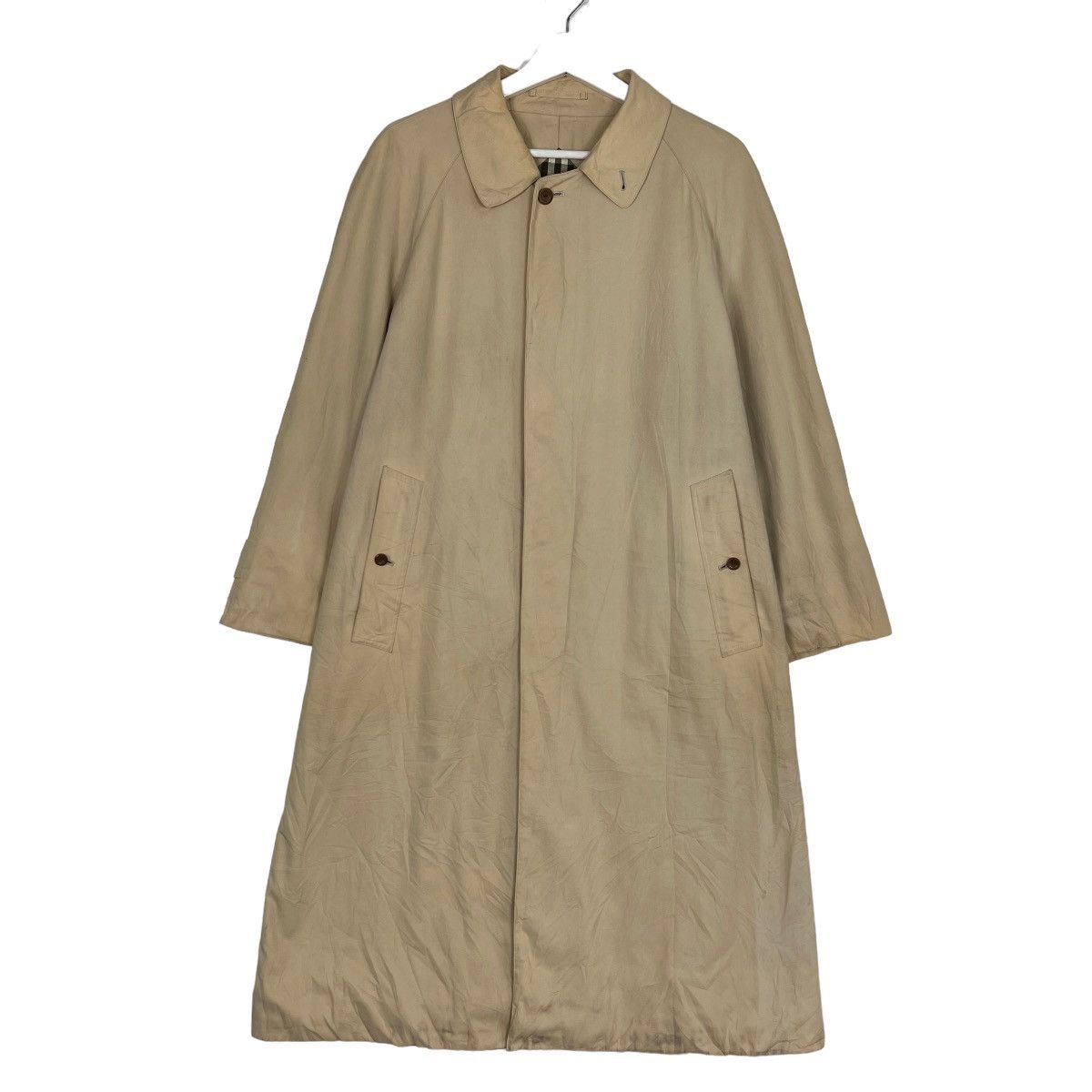 Burberry 🔥 80s BURBERYS TRENCHCOAT NOVA CHECK LINING NICE DESIGN Size US M / EU 48-50 / 2 - 2 Thumbnail