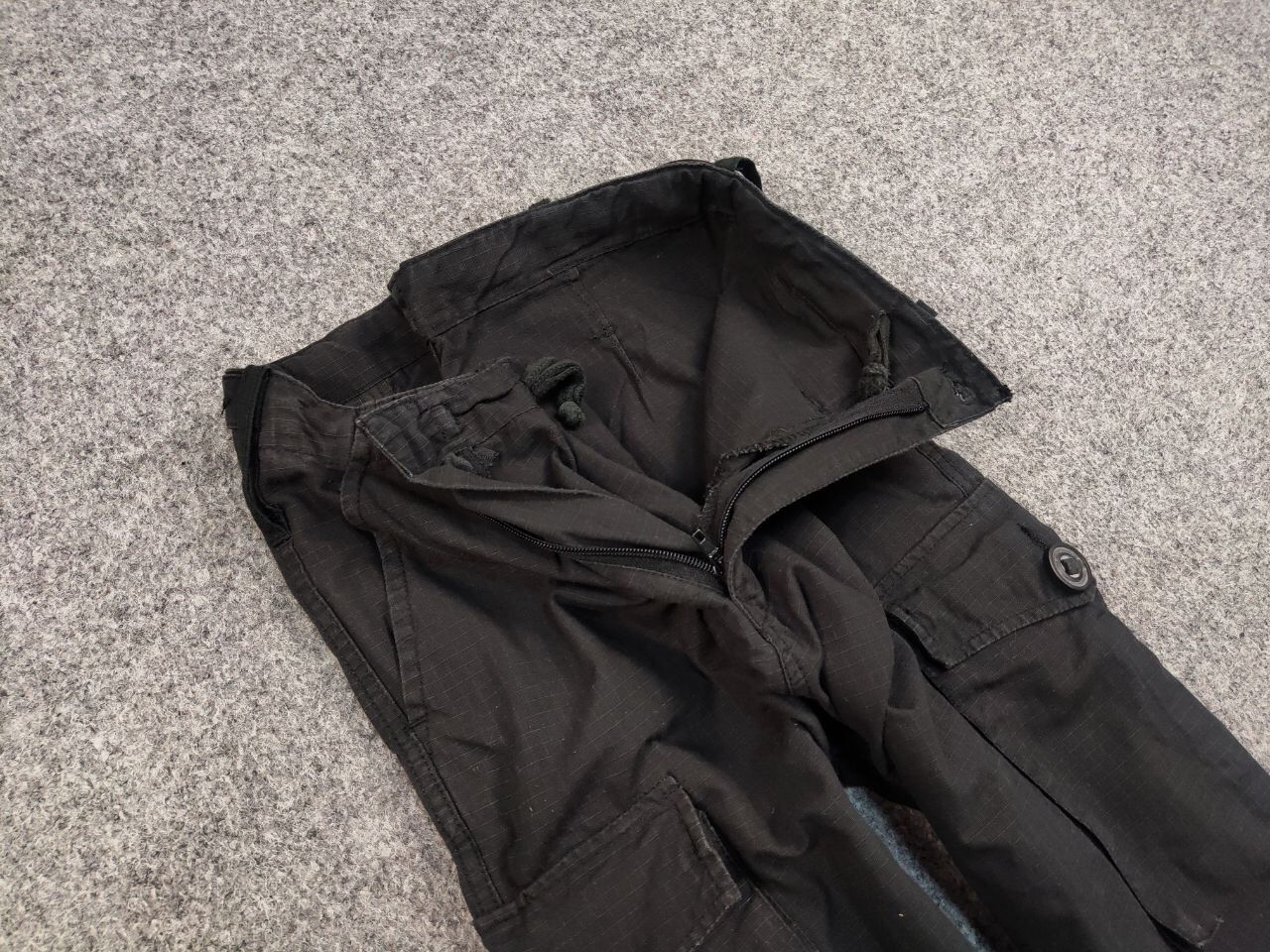 Japanese Brand Vintage Combat Clothing Black Ripstop Military Cargo Pants Size US 30 / EU 46 - 12 Thumbnail