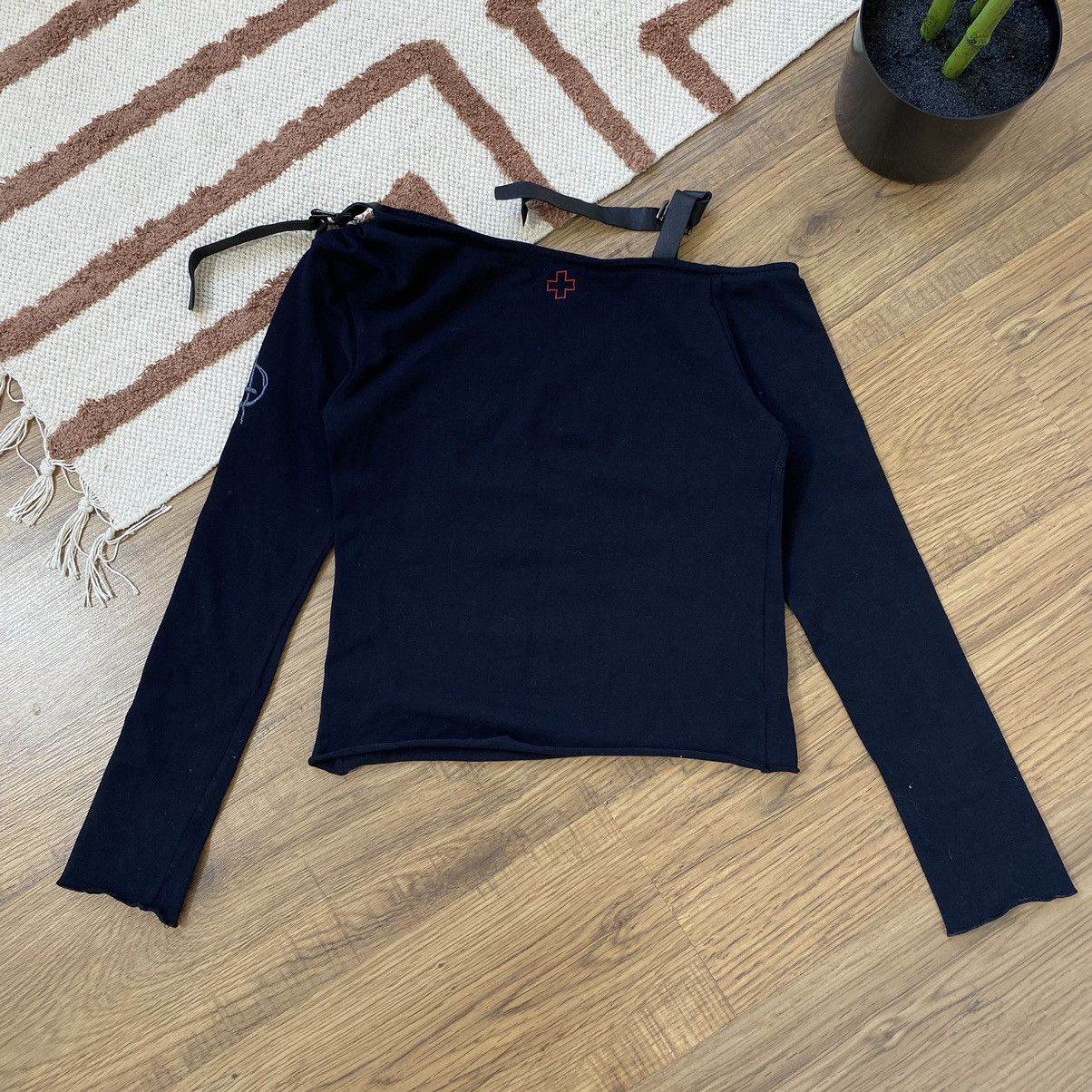 Japanese Brand ANARHIA GHOTIC GRUNGE OFF SHOULDER LONGSLEEVE Size M / US 6-8 / IT 42-44 - 6 Thumbnail
