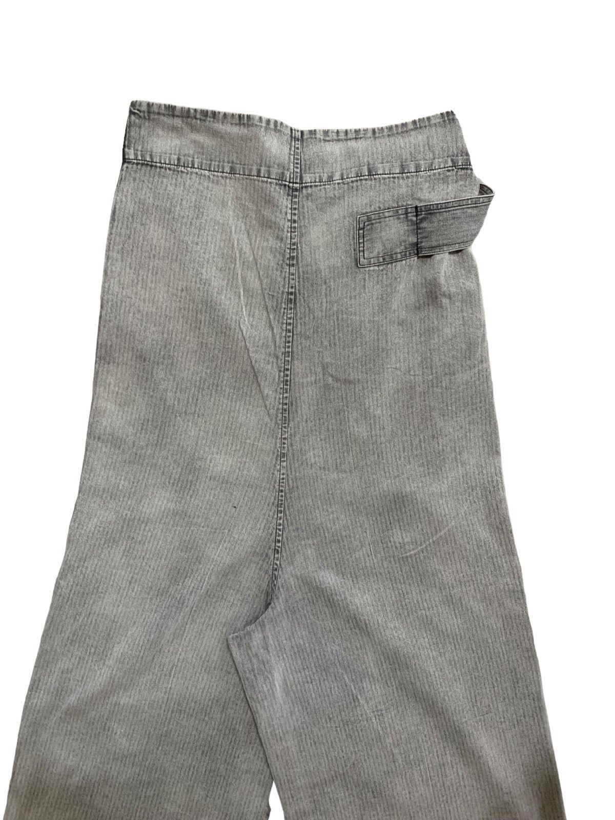 Y's × Y's for Men × Yohji Yamamoto Yohji Yamamoto Y’s Sulfur Herringbone Bleach Ribbon Pants Size US 28 / EU 44 - 8 Thumbnail