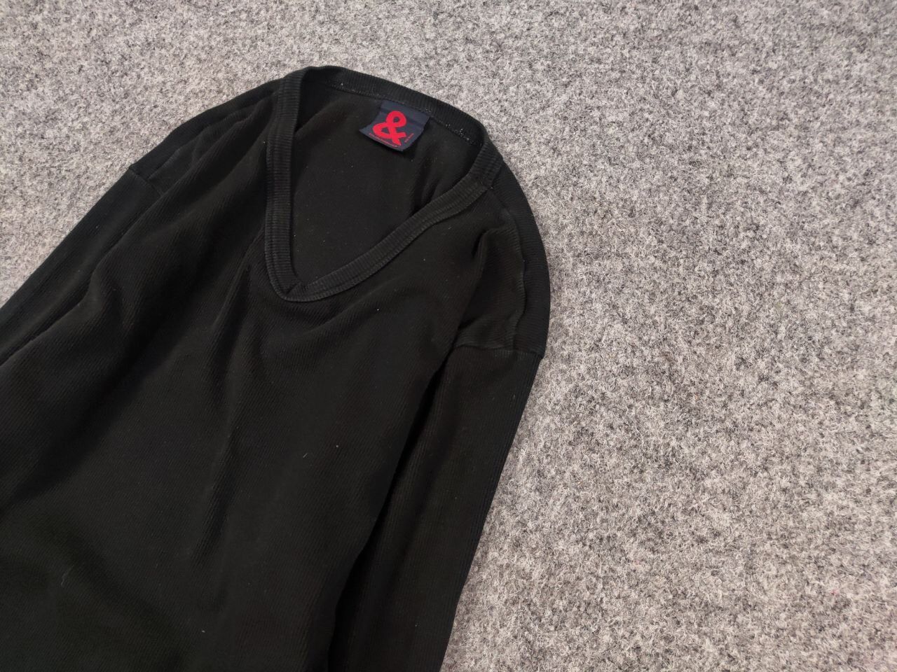 Dolce & Gabbana Vintage 90's Dolce & Gabbana long sleeve black Men's ribbed Size US L / EU 52-54 / 3 - 4 Thumbnail