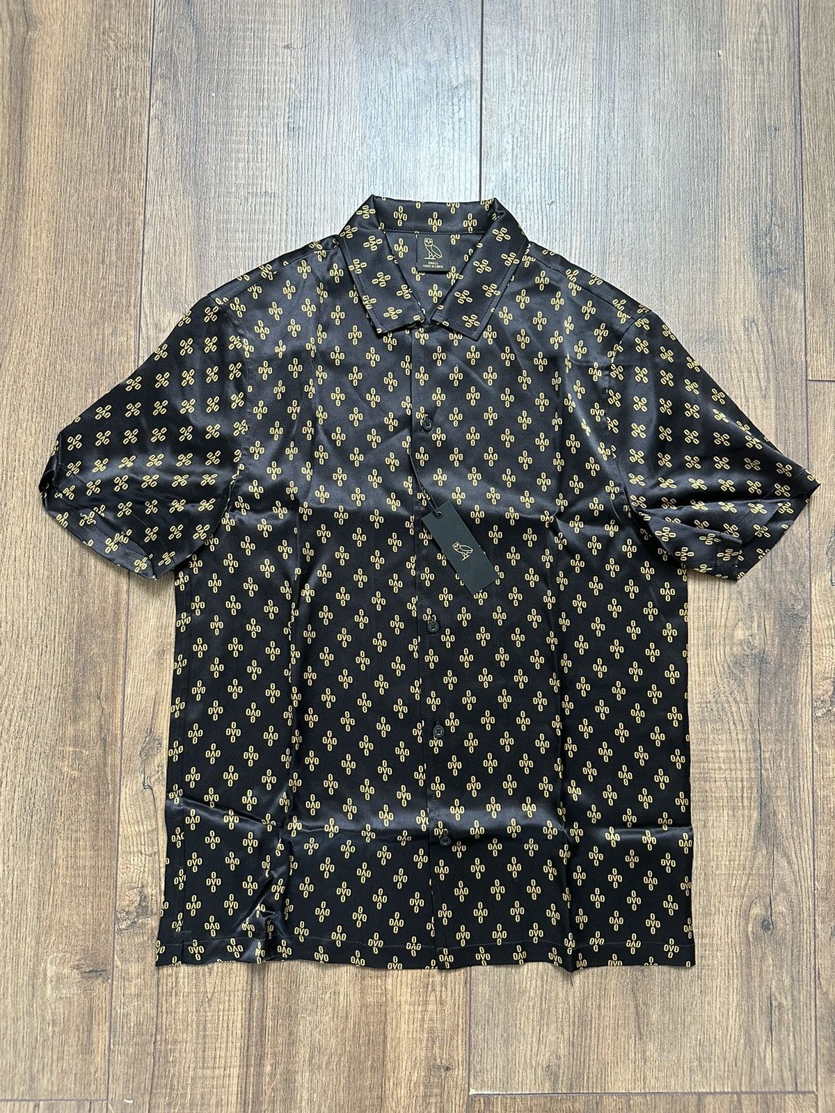 Drake × October's Very Own Octobers very own (OVO) silk button up shirt ...