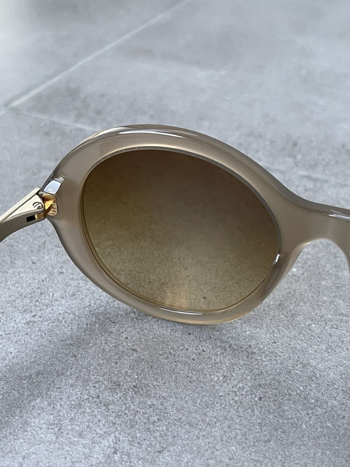Emporio Armani Giorgio Armani AR8012 5079/2L Cobain Gold Cream Sunglasses Size ONE SIZE - 9 Thumbnail