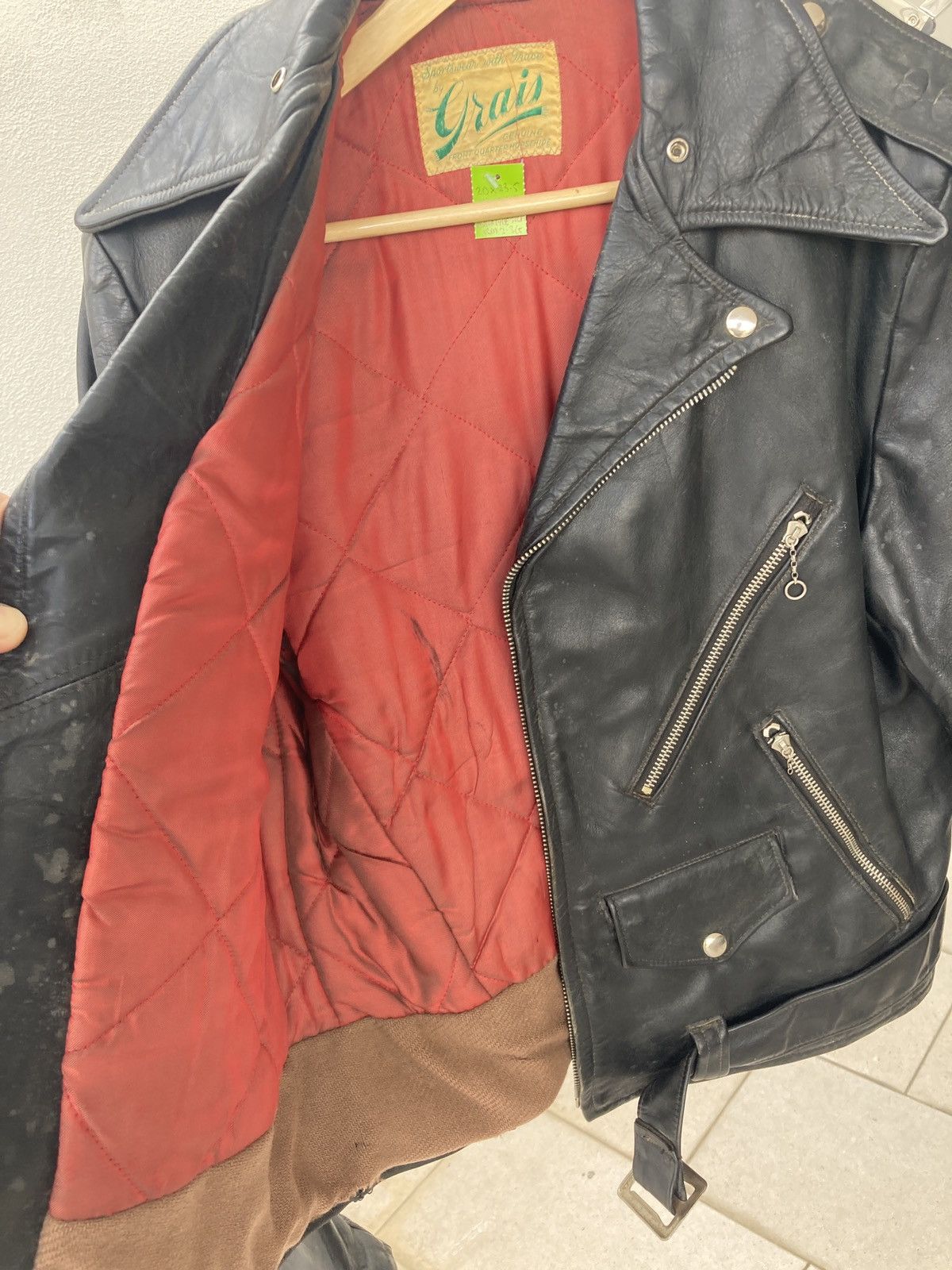 Vintage 50’s Grais Horse Hide motorcycle jacket