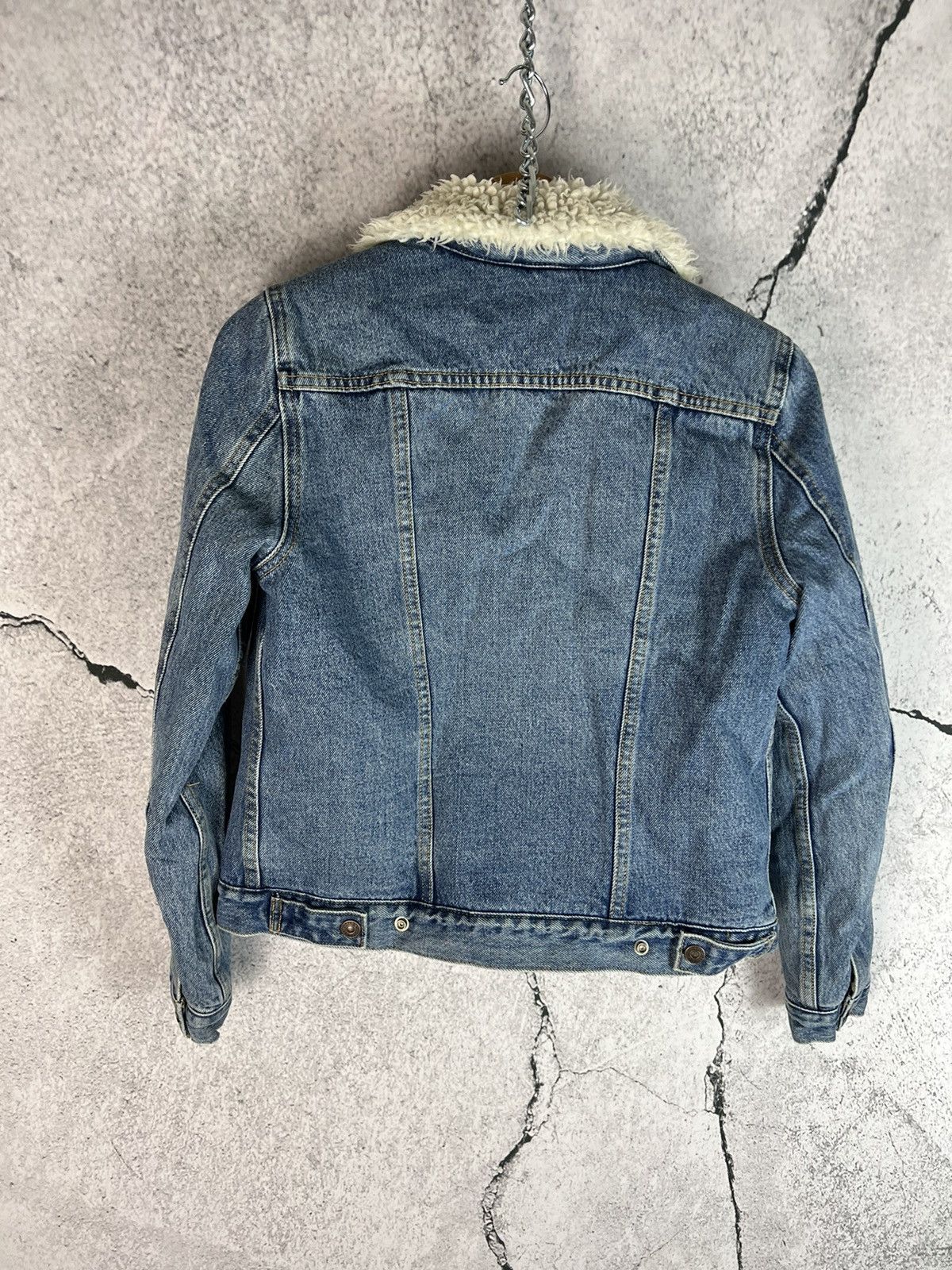 Levi's vintage levis sherpa denim jacket Size S / US 4 / IT 40 - 2 Thumbnail