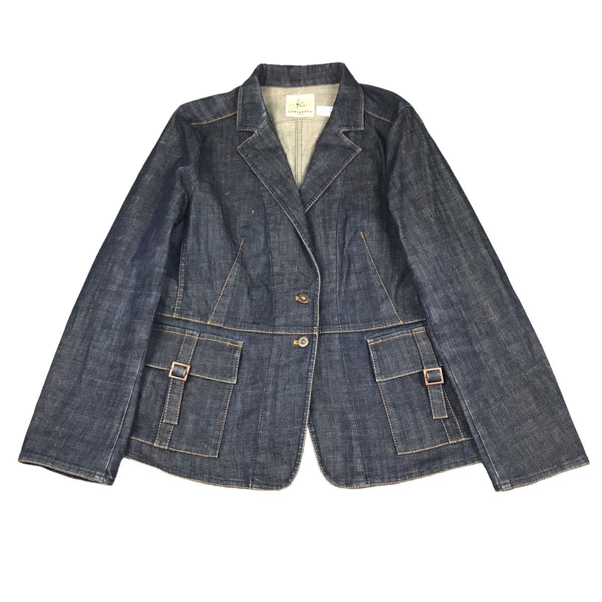 Japanese Brand KOMIKYOKU DENIM JACKET Size M / US 6-8 / IT 42-44 - 1 Thumbnail