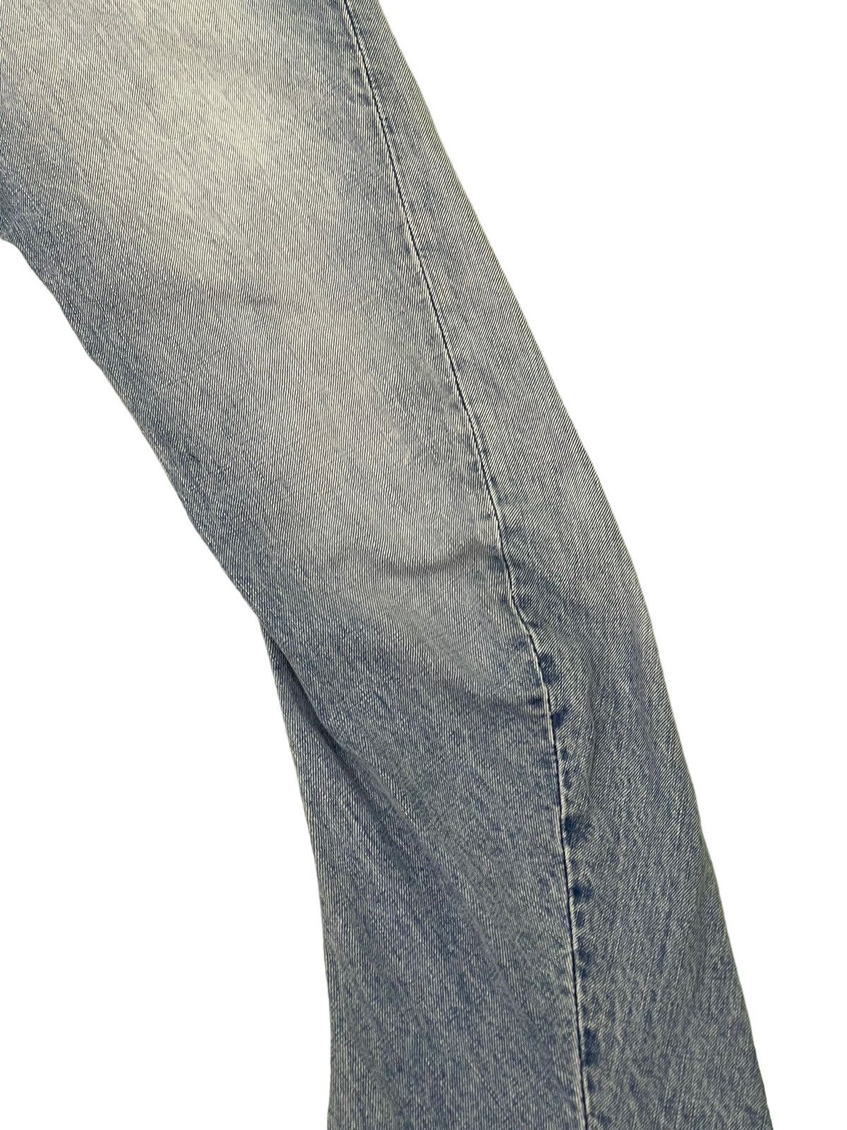 Japanese Brand Flare Jeans WJK Japan Distress Banana Curv Leg Boot Cut 6🟦0 Size US 30 / EU 46 - 17 Thumbnail