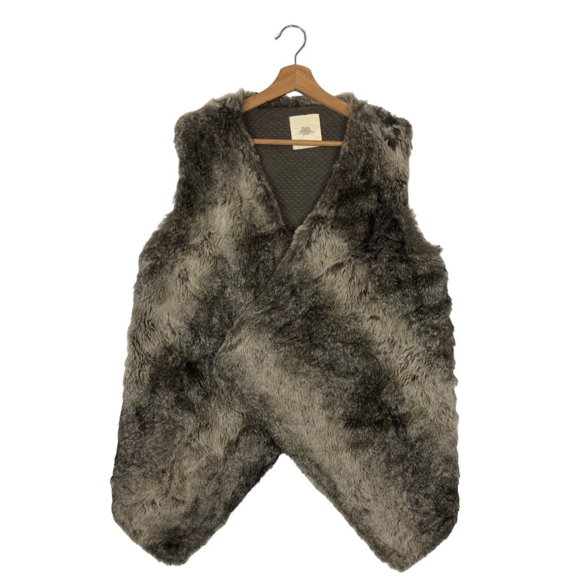 Japanese Brand VINTAGE MINK FUR VEST ZARA KNIT ISSEY MIYAKE STYLE Size US M / EU 48-50 / 2 - 1 Thumbnail