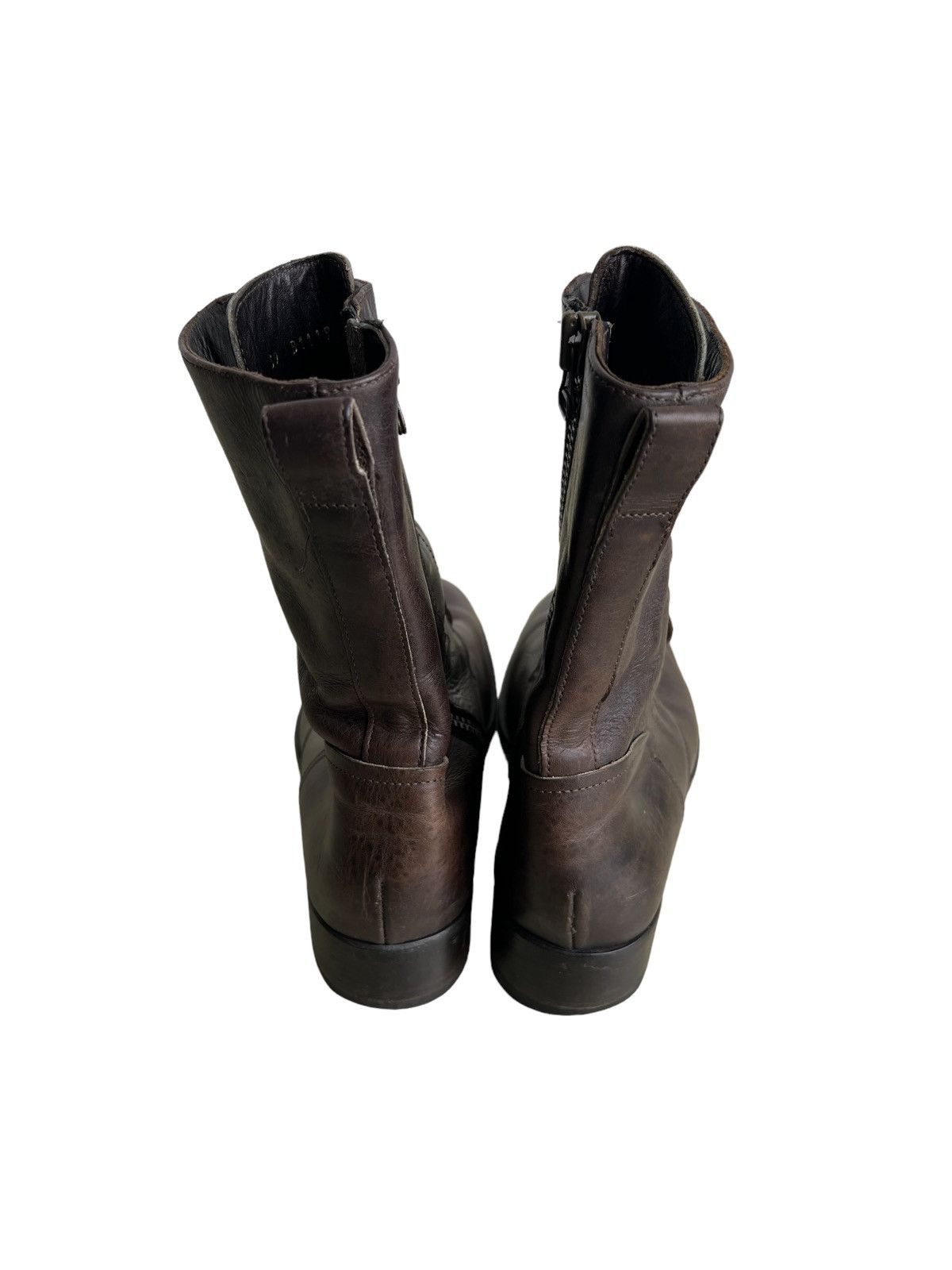 Buttero OG Buttero 🇮🇹 Carpe Diem Side Zipper Leather Combat Boots Size US 8.5 / EU 41-42 - 9 Thumbnail