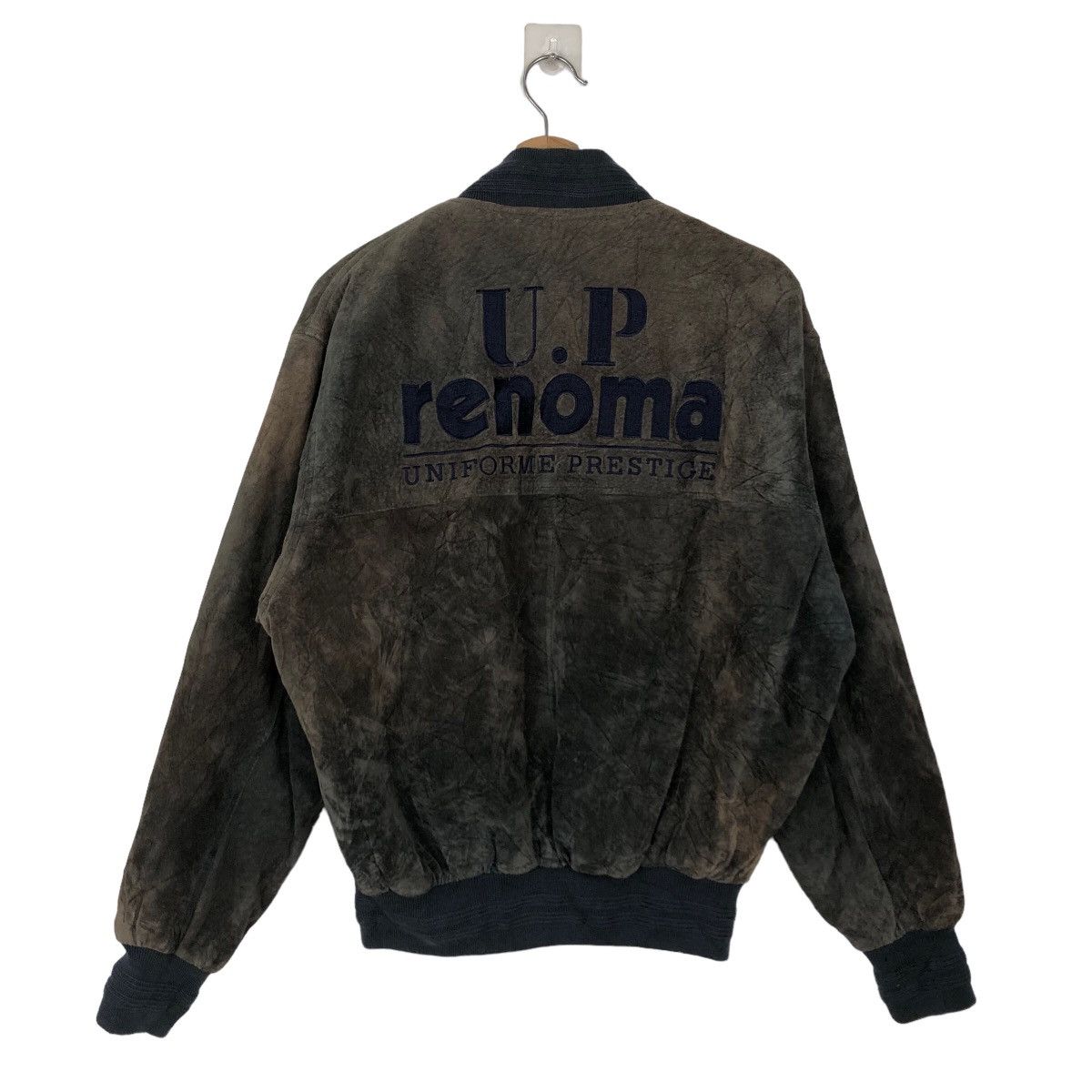 Genuine Leather VINTAGE GENUINE LEATHER BOMBER JACKET UP RENOMA JAPAN Size US M / EU 48-50 / 2 - 1 Thumbnail
