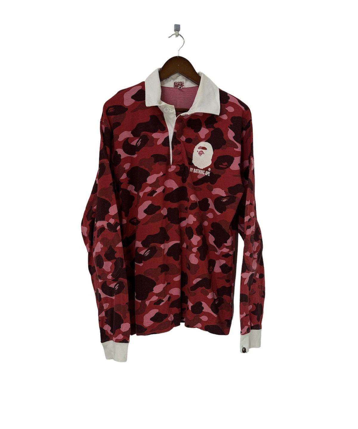Bape Color Camo Rugby Shirt Size US M / EU 48-50 / 2 - 1 Thumbnail