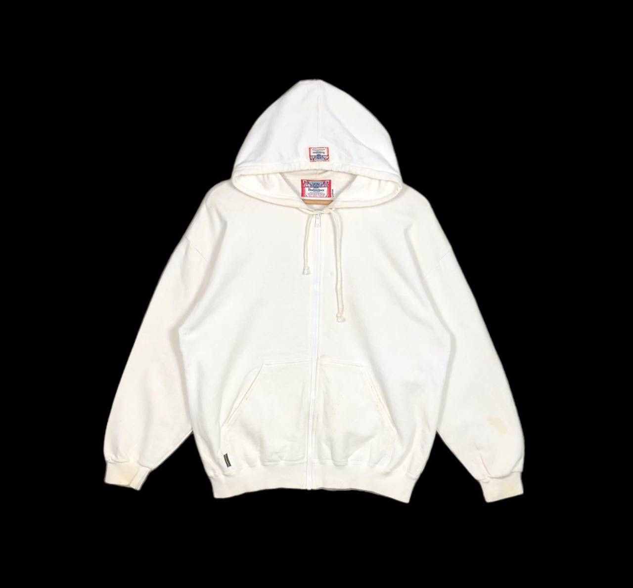 Budweiser Vintage 80s Budweiser King of Beers Hoodie Sweatshirt Size US L / EU 52-54 / 3 - 2 Thumbnail