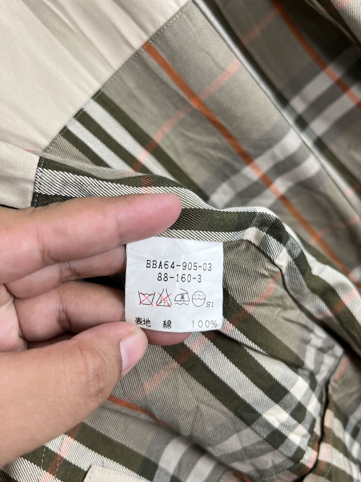 Burberry 🔥 80s BURBERYS TRENCHCOAT NOVA CHECK LINING NICE DESIGN Size US M / EU 48-50 / 2 - 10 Thumbnail