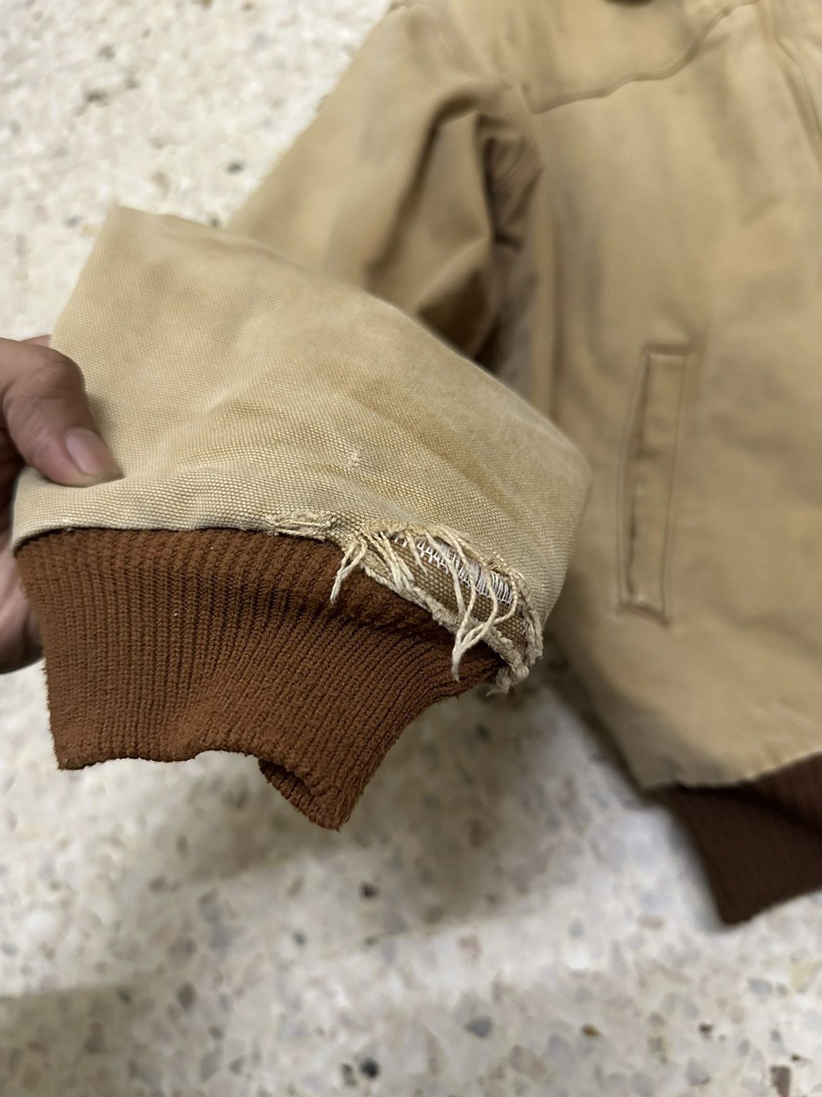 Carhartt Vintage Carhartt Chore Jacket Distressed Work Wear Fashion Size US M / EU 48-50 / 2 - 5 Thumbnail