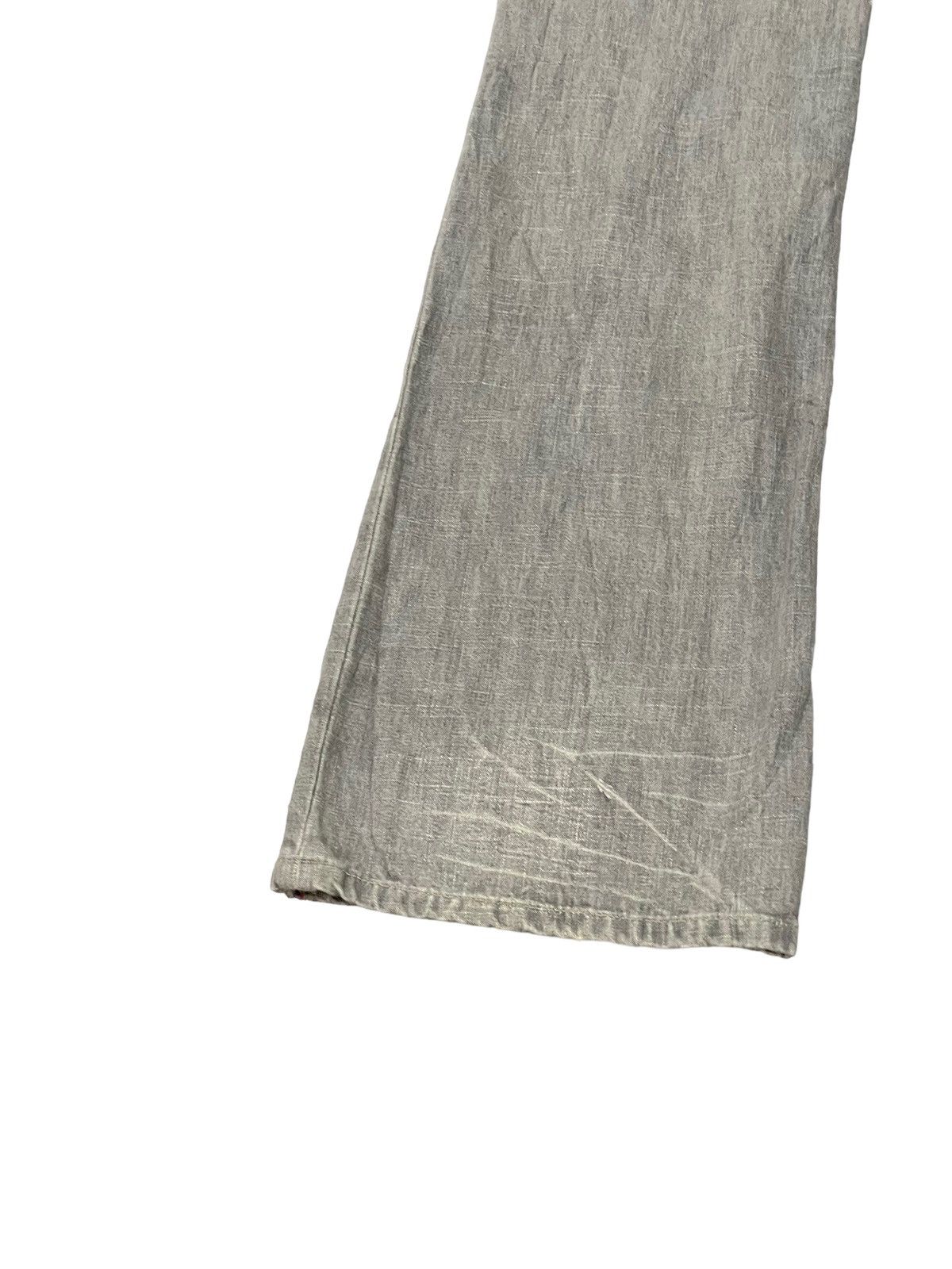 Japanese Brand Flare Jeans New Raer Italy Faded Distress Boot Cut 6🟦1 Size US 30 / EU 46 - 15 Thumbnail
