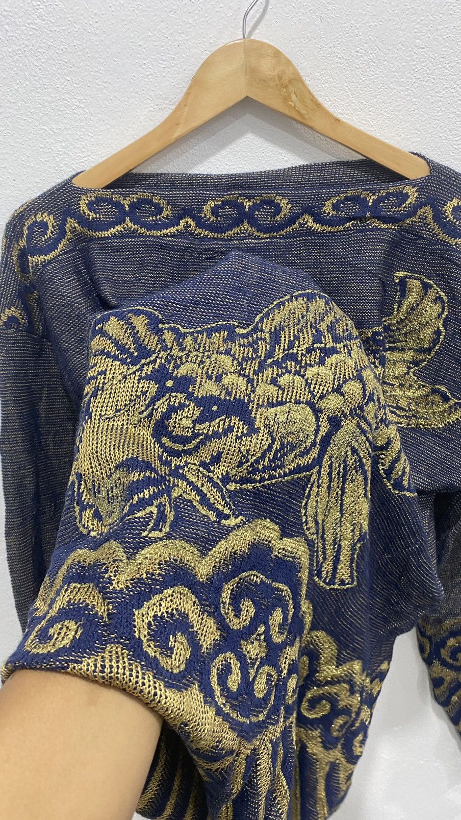 Other Sick☠️ VINTAGE SUKAJAN KOI FISH KNITTED 90s Size US L / EU 52-54 / 3 - 4 Thumbnail