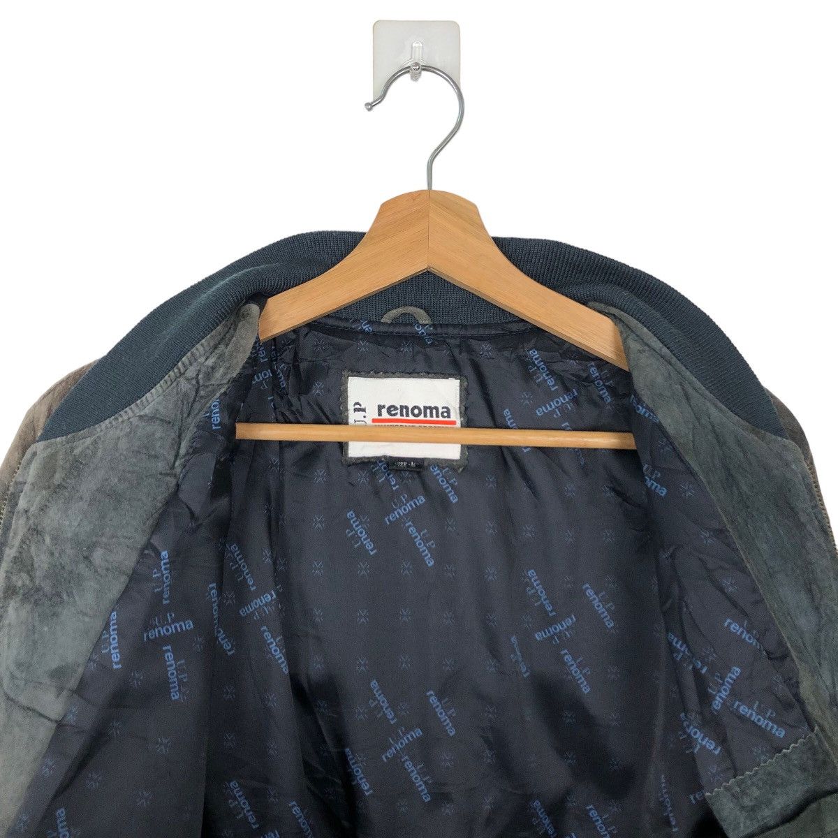 Genuine Leather VINTAGE GENUINE LEATHER BOMBER JACKET UP RENOMA JAPAN Size US M / EU 48-50 / 2 - 10 Thumbnail