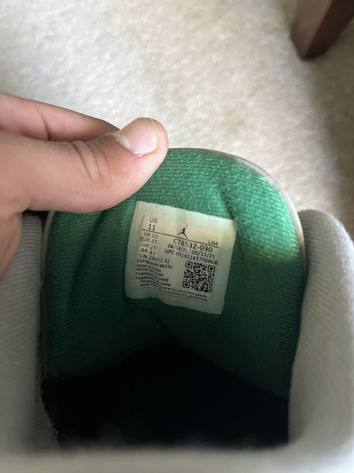 jordan pine green 3s