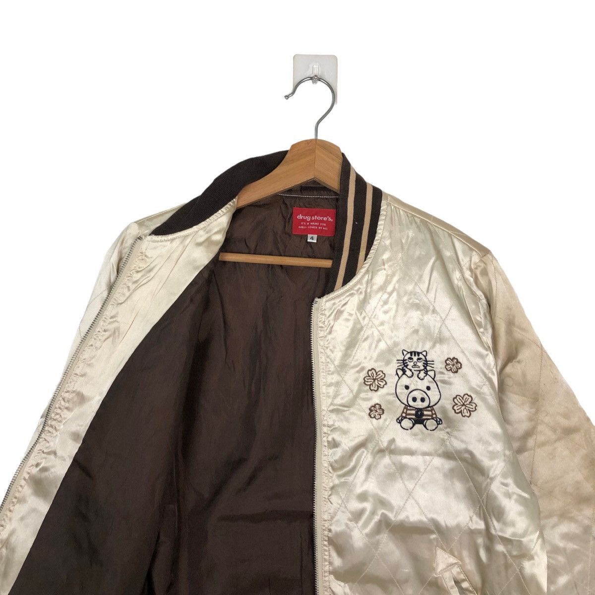 Hysteric Glamour VINTAGE SUKAJAN JACKET BIG LOGO DRUG STORE JAPAN Size US M / EU 48-50 / 2 - 9 Thumbnail