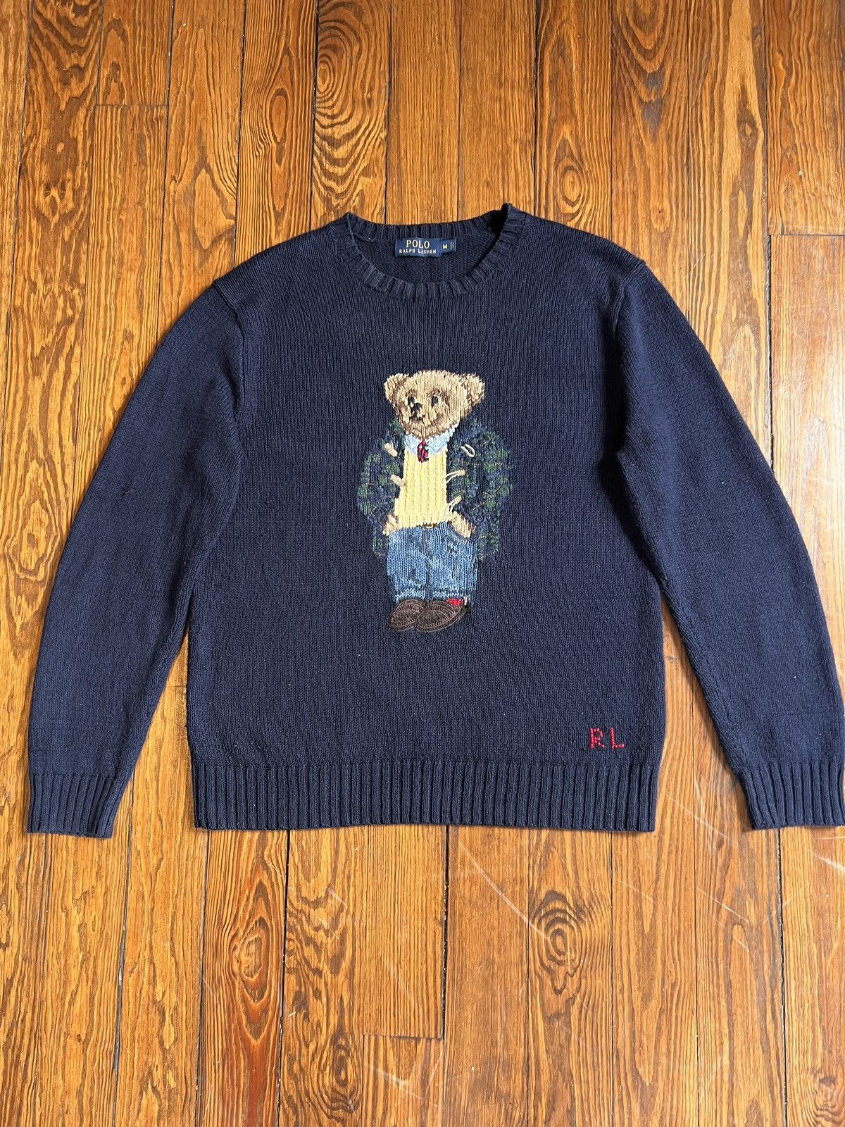 Polo Ralph Lauren Vintage Polo Bear Sweater | Grailed