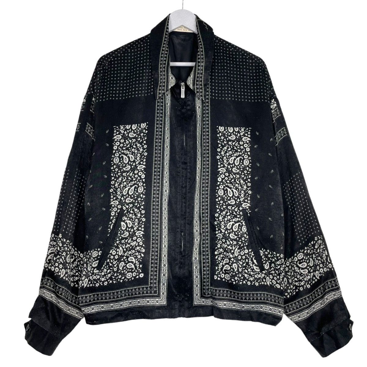 STEAL💥ZARA PAISLEE PRINTED CHICANOS STYLE JACKET