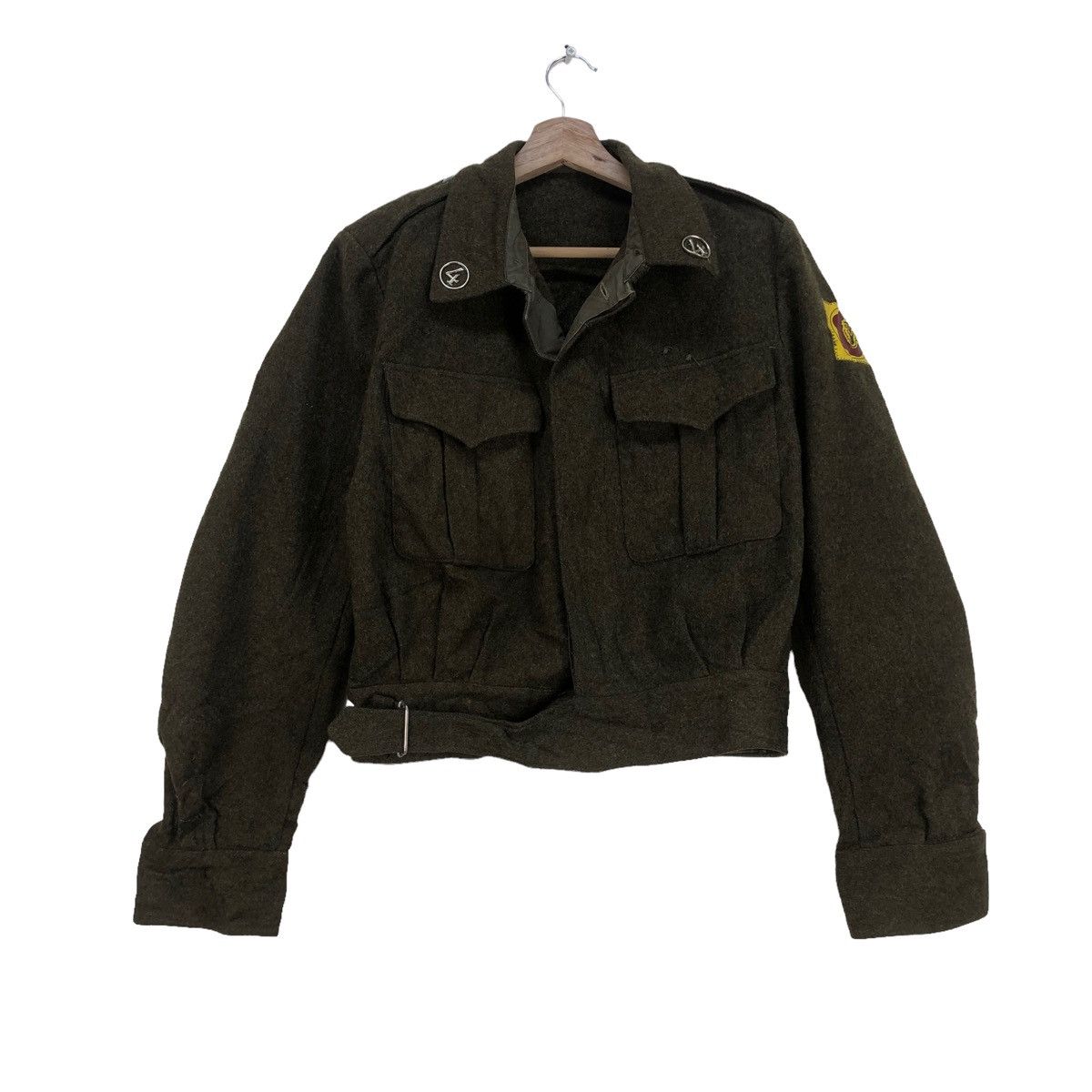 Vintage Vintage Army Military Jacket Size US M / EU 48-50 / 2 - 1 Thumbnail
