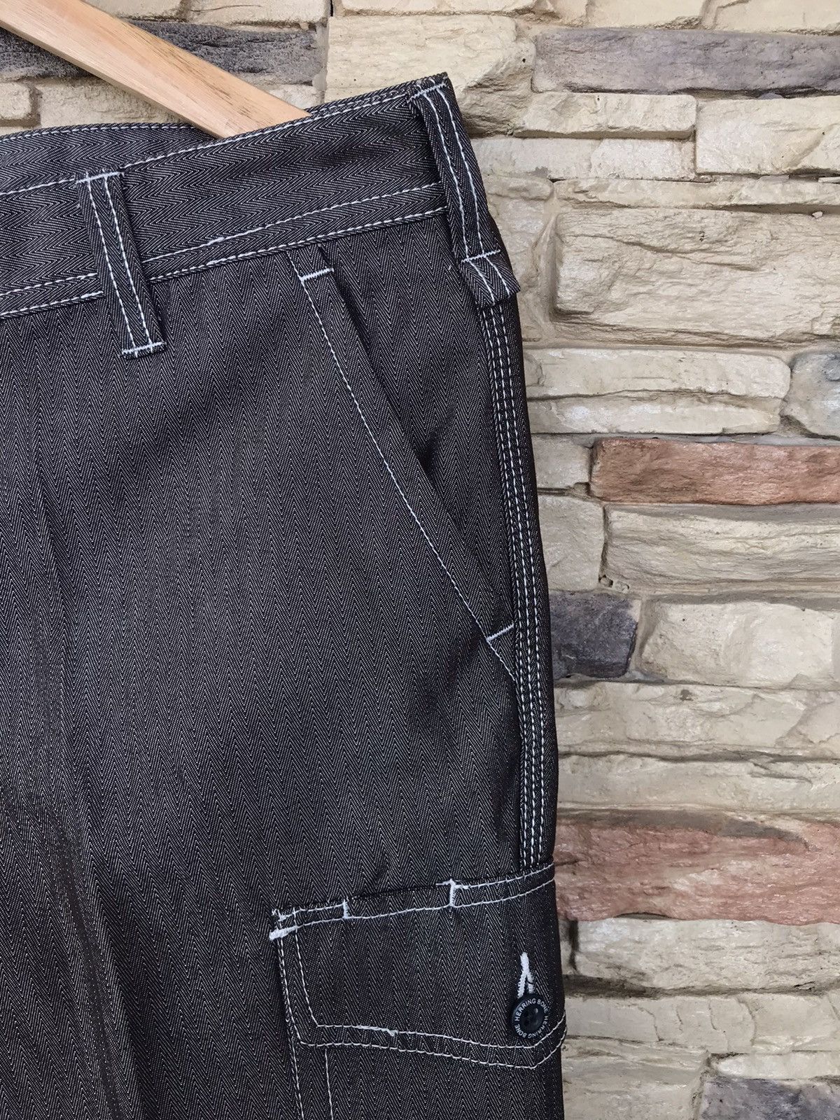 Vintage Vintage Herringbone Cargo Pants Size US 33 - 5 Thumbnail