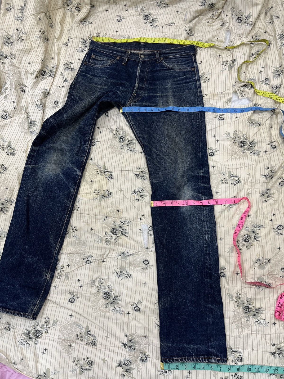 Denime (Qqqq). 🔥🔥🔥ARCHIVE RARE DENIME JAPAN FADED JEANS Size US 33 - 21 Thumbnail