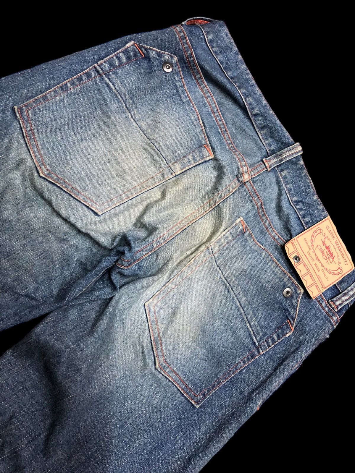 Japanese Brand STRECTHABLE THE FOURTHIRTY BRAND DISTRESSED DENIM Size US 31 - 4 Thumbnail