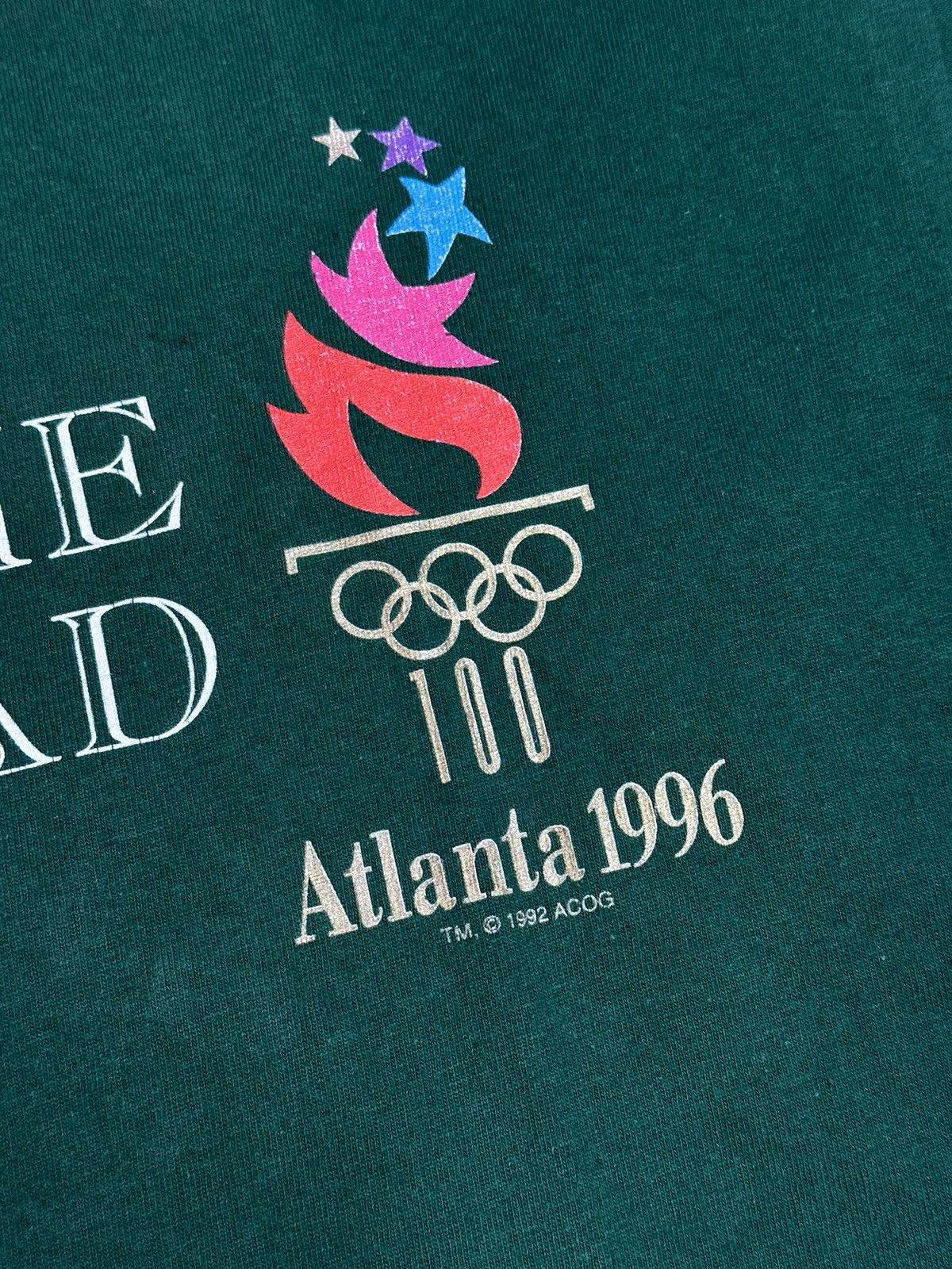 USA Olympics 1992 Hanes Games Olympiad Atlanta 1996 Vintage Made in USA Size US XL / EU 56 / 4 - 8 Thumbnail